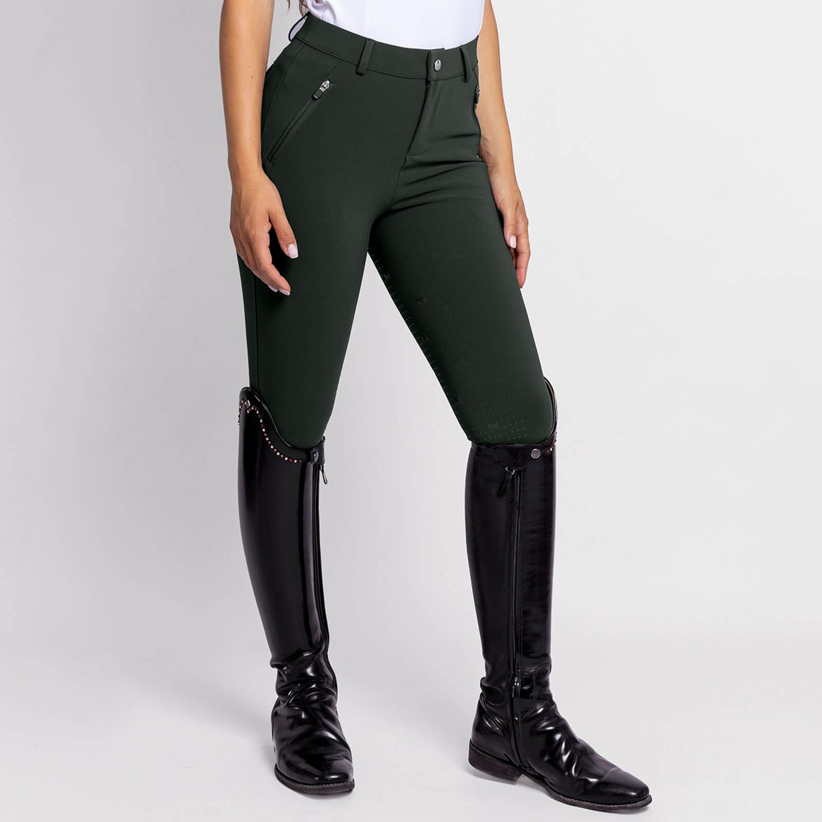 Reithose Damen Full-Grip Geo Damenreithose Vollbesatzreithose