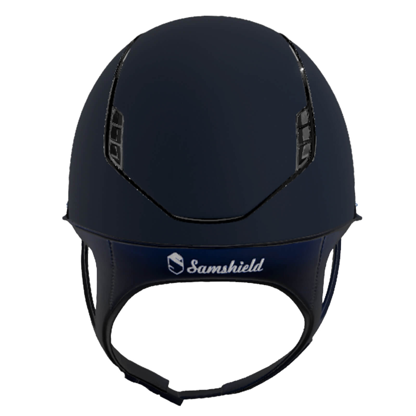 Reithelm Miss Shield 2.0 Blue SM Top Alcantara Frontal Band Flower Sw Trim + Blason Blake Chrome
