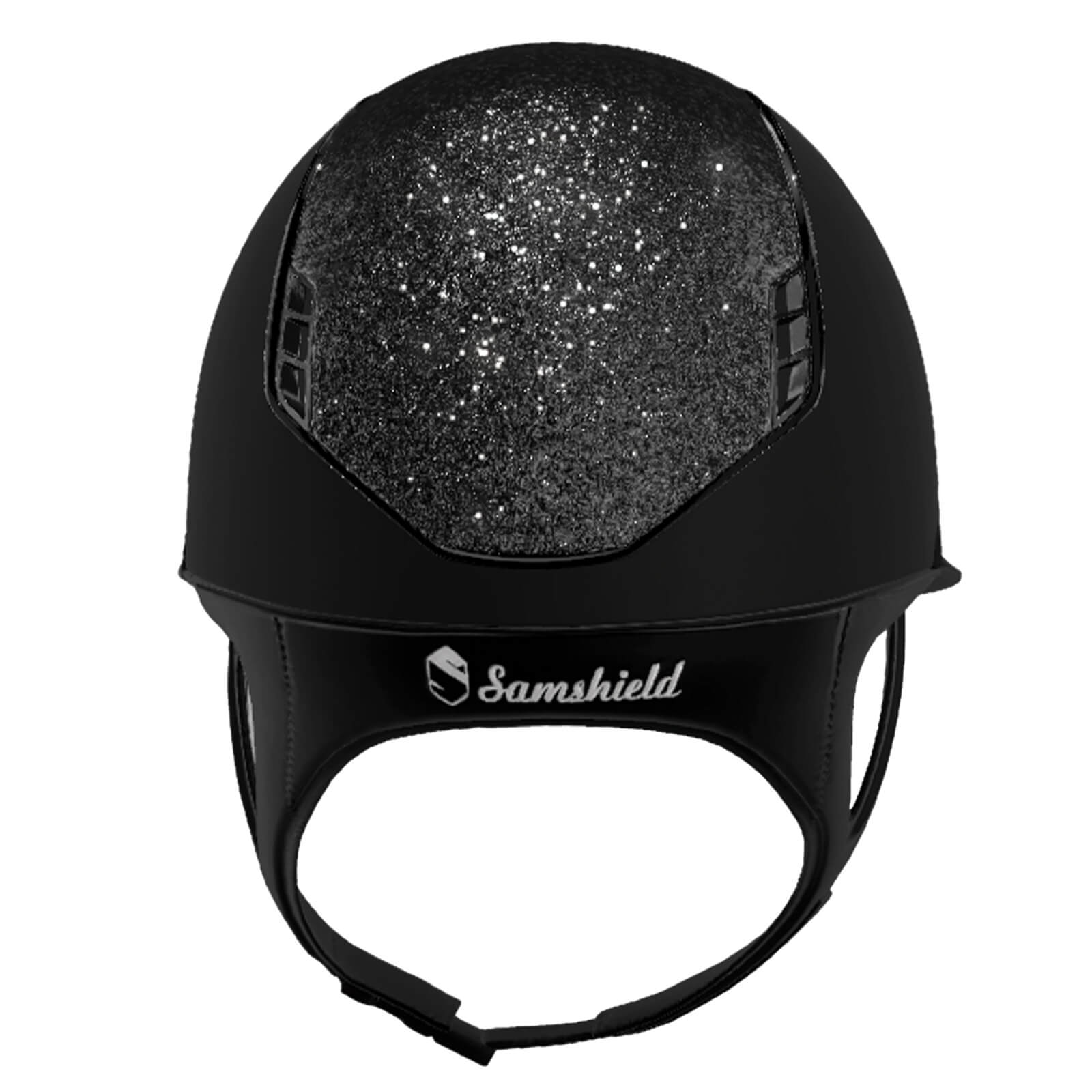 Reithelm 2.0 Black Shadowmatt Top Ultra Fine Rocks Trim + Blason Matt Black