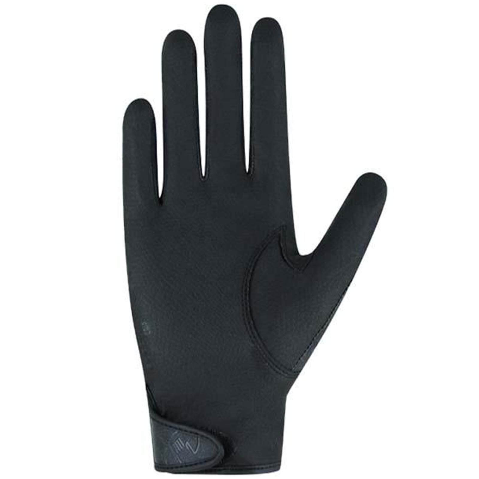 Roeckl Reithandschuh Wels Winterreithandschuh, Schwarz, Produkt allein auf weißem Hintergrund.