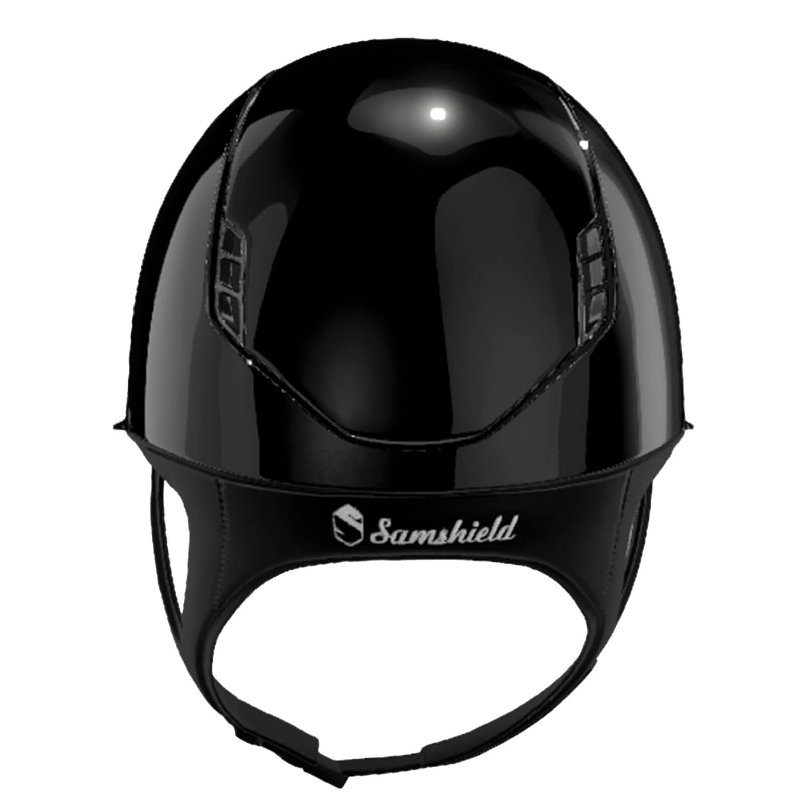 Reithelm Miss Shield 2.0 Black SG Top + Frontal Band Shadowglossy Trim + Blason Black Chrome 5SW