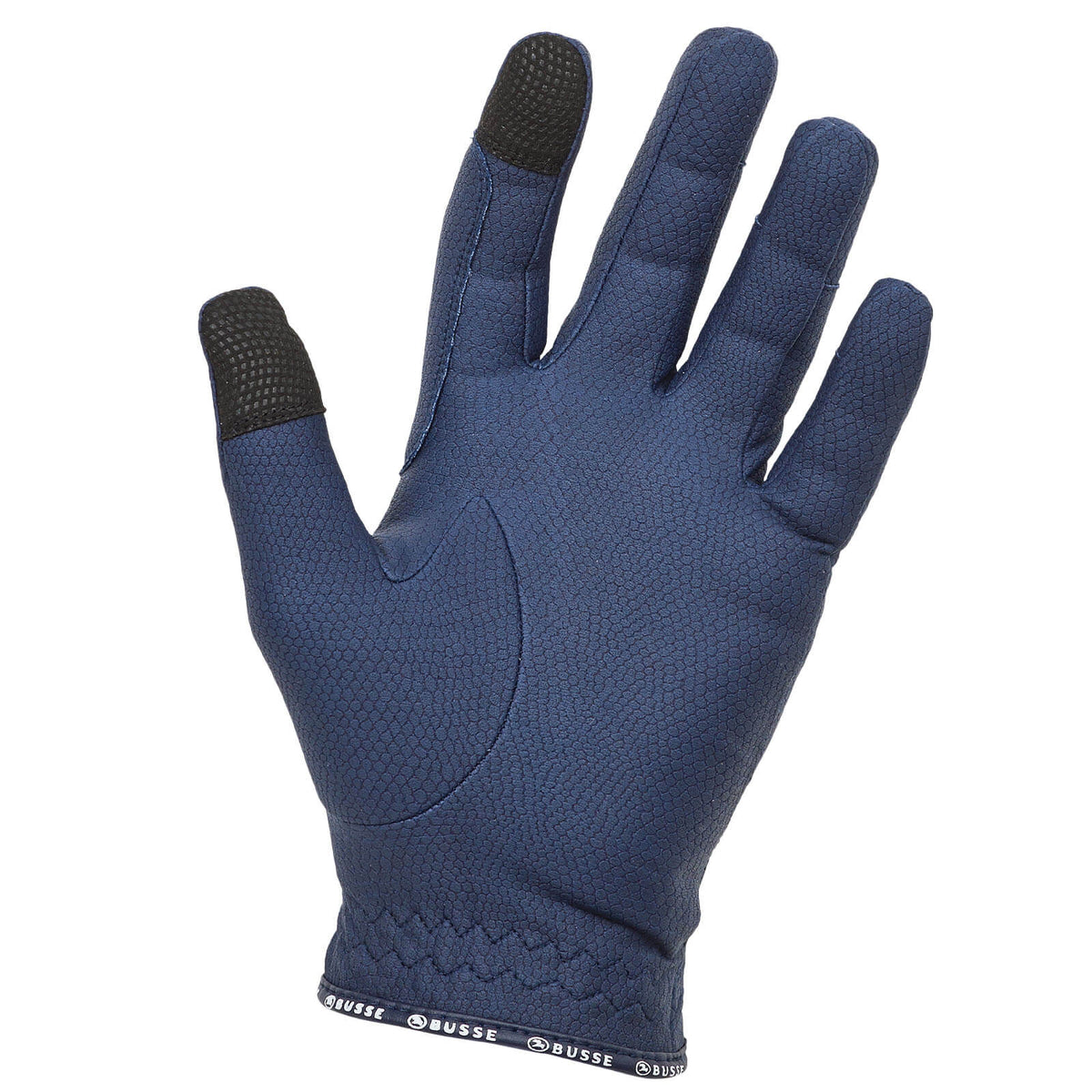 Büse Reithandschuhe Unisex Casual GP Ganzjahreshandschuh, Dunkelblau, Produkt allein auf weißem Hintergrund.
