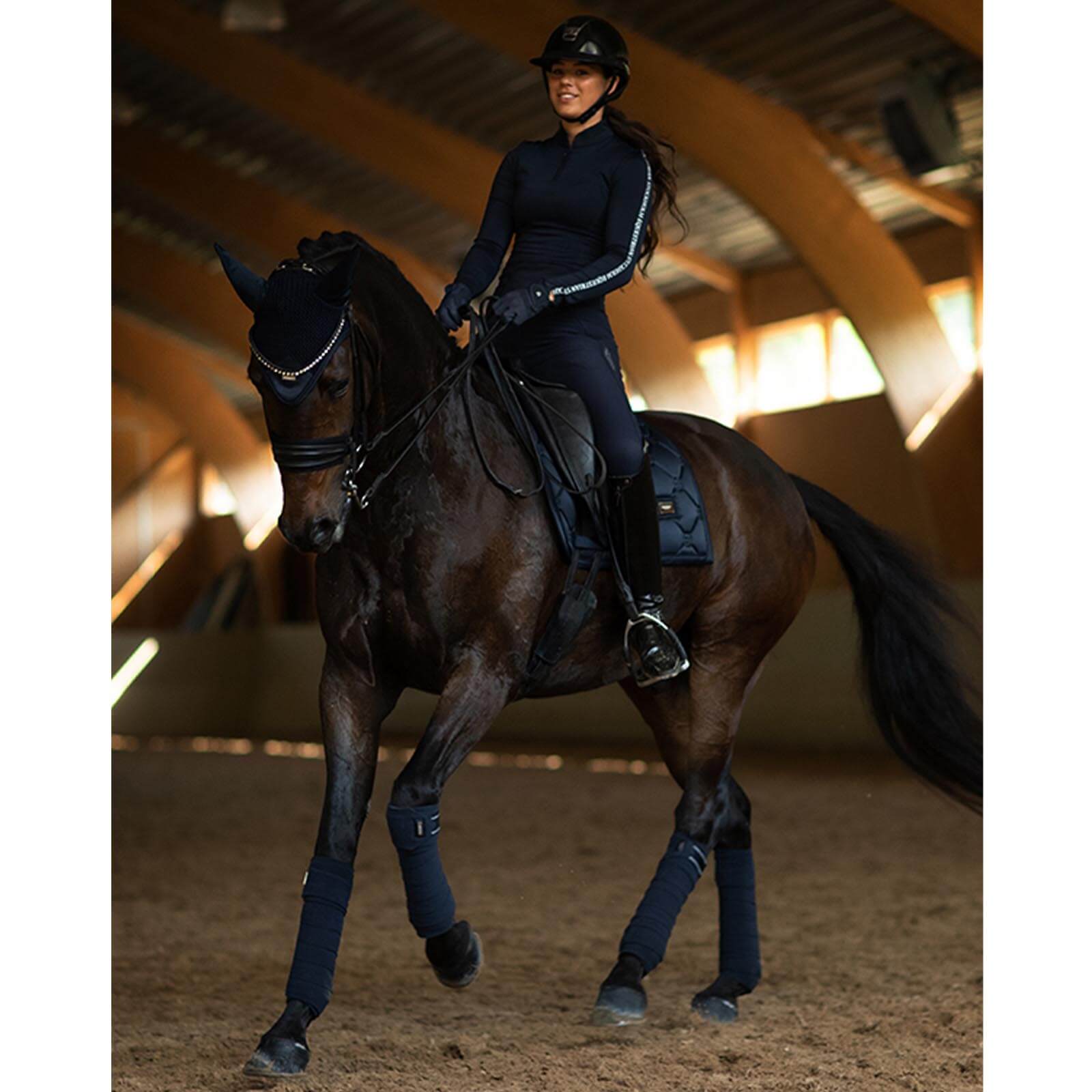 Bandagen Modern Tech Navy Fleecebandagen
