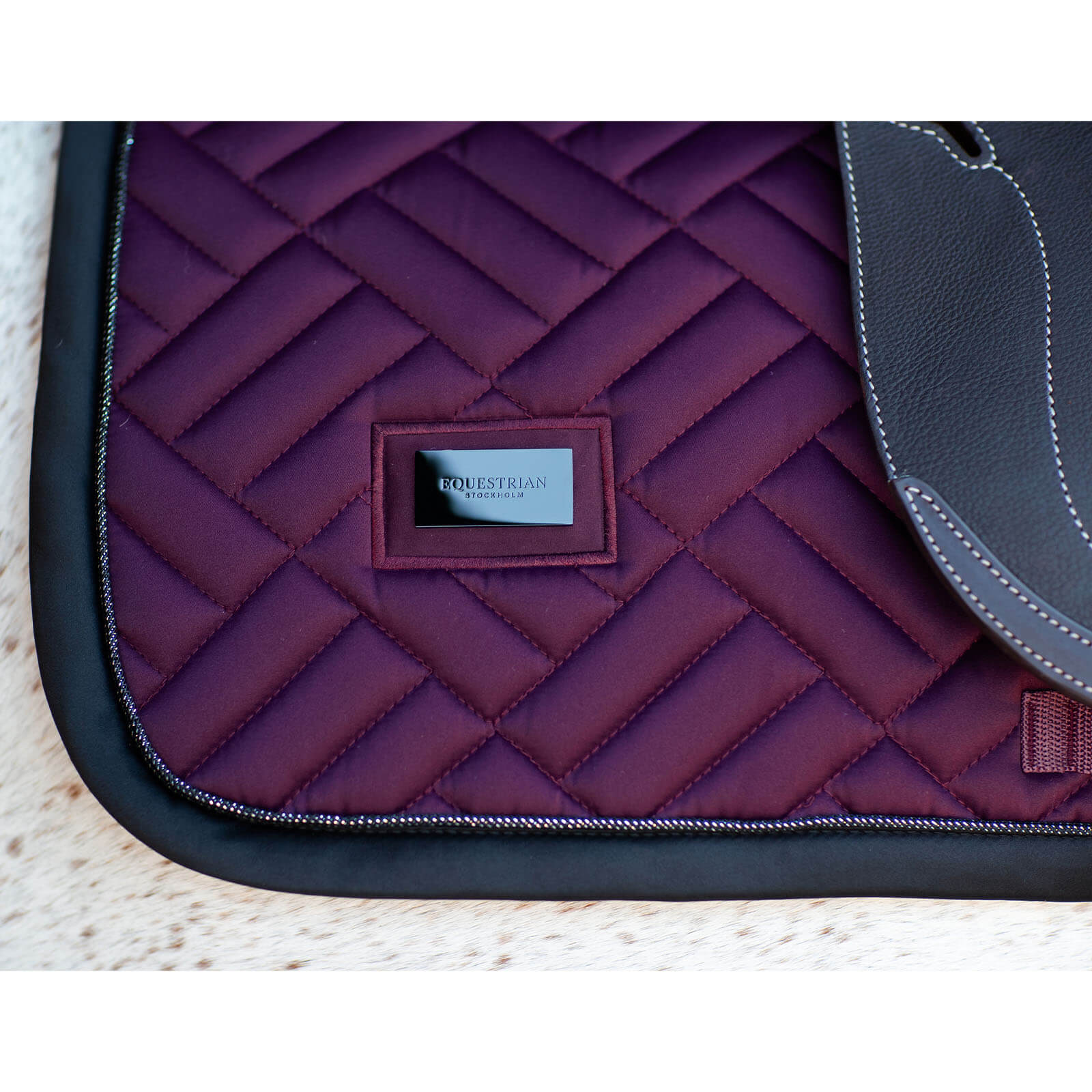 Springschabracke Jump Saddle Pad Modern Purple Night Schabracke