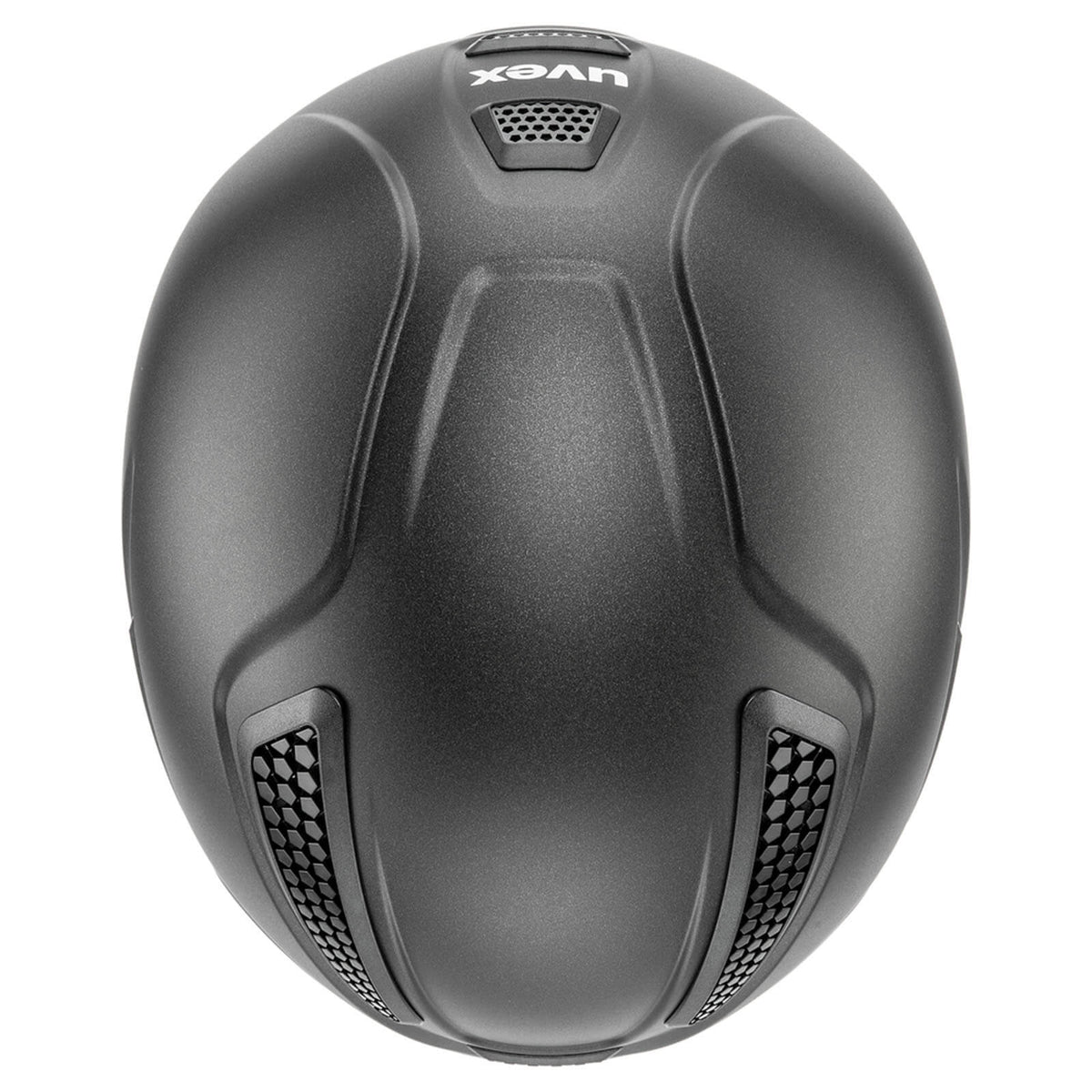 UVEX Reithelm Perfexxion III xc Helm, Schwarz, Produkt allein auf weißem Hintergrund.