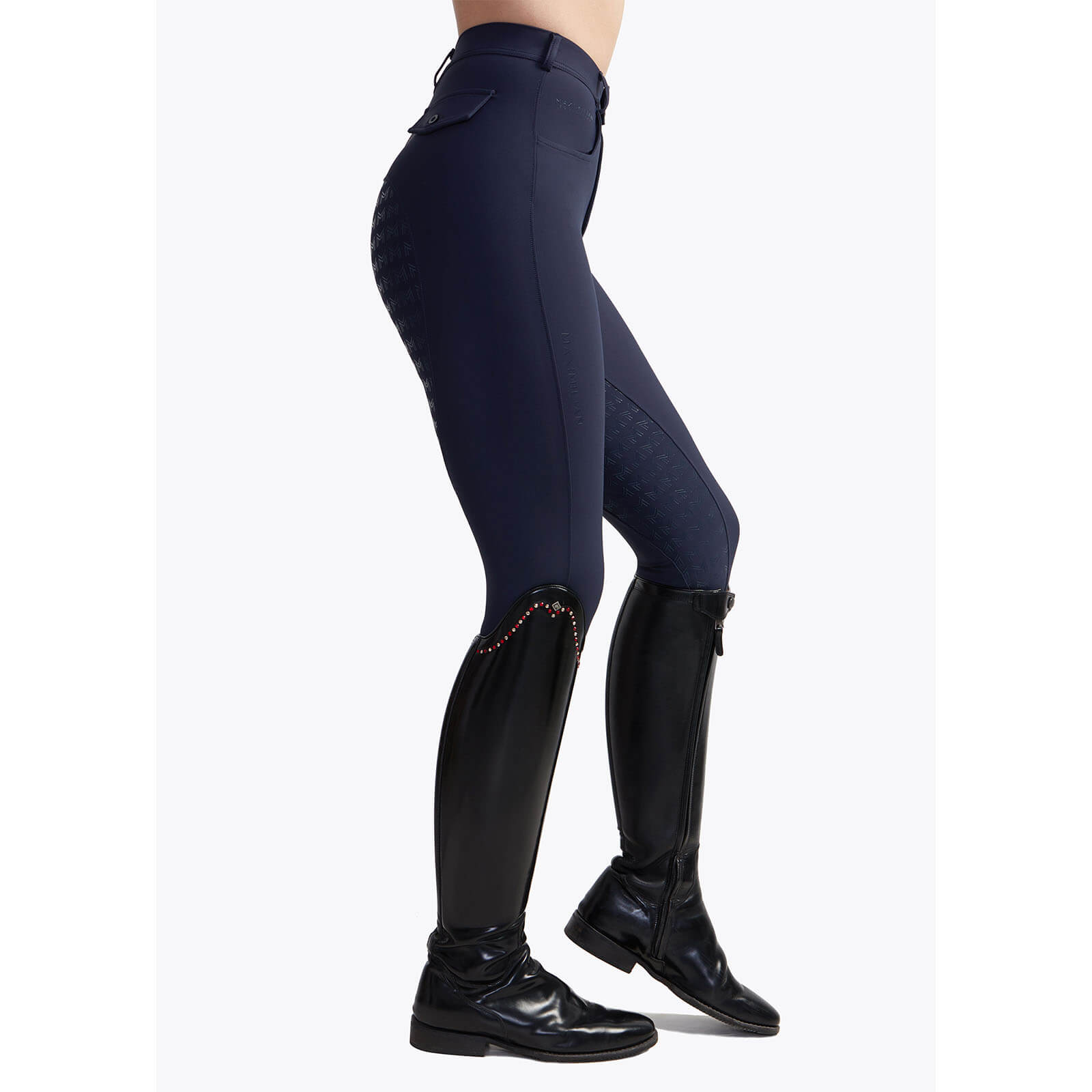 Reithose Damen Reflection Full Grip Breeches Vollbesatz Damenreithose