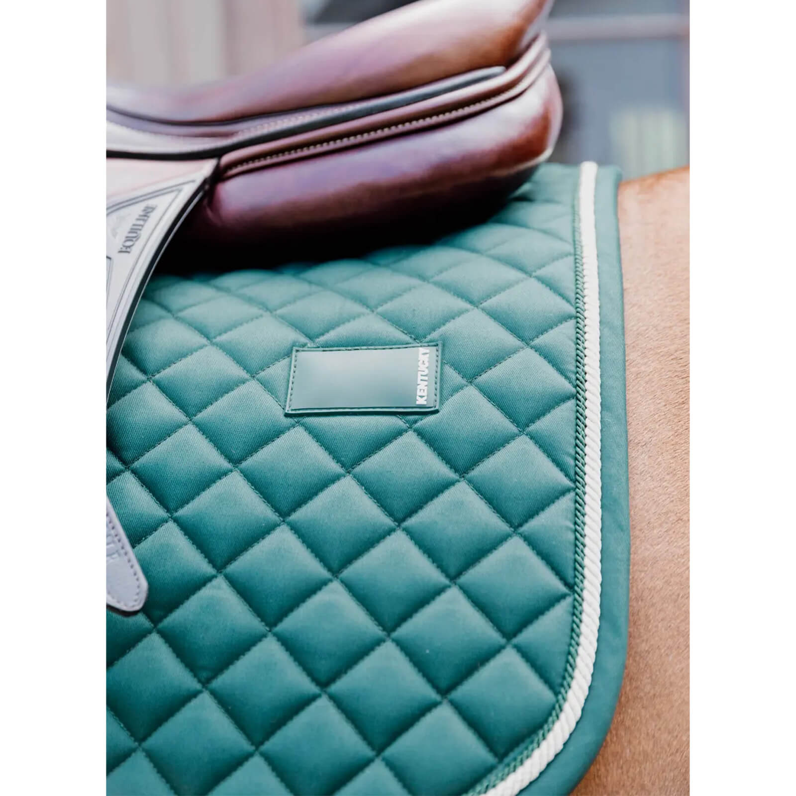 Springschabracke Saddle Pad Diamond Rope Jumping Schabracke