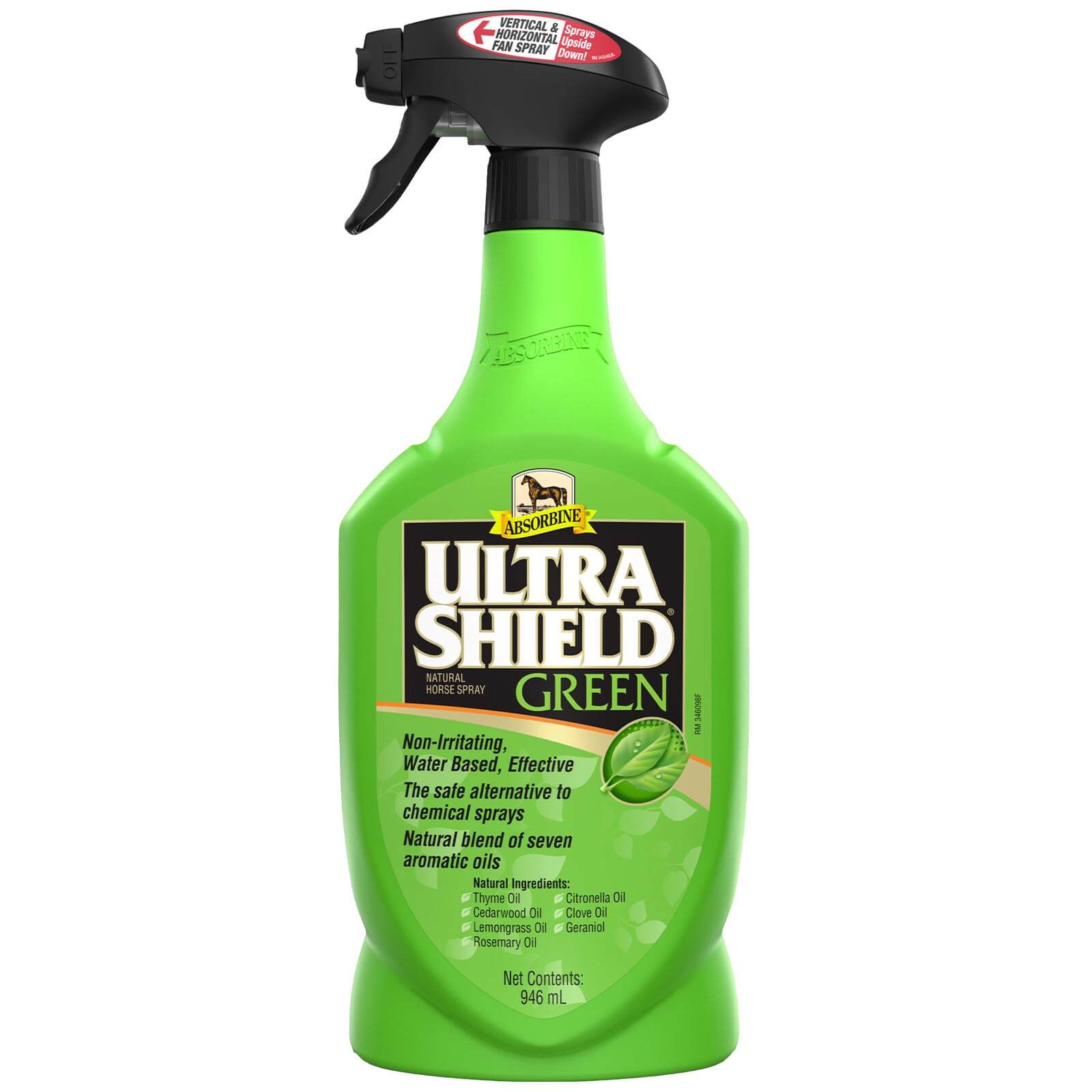 Pflegemittel Ultra Shield Green Natural Horse Conditioner Fellspray Insektenschutz