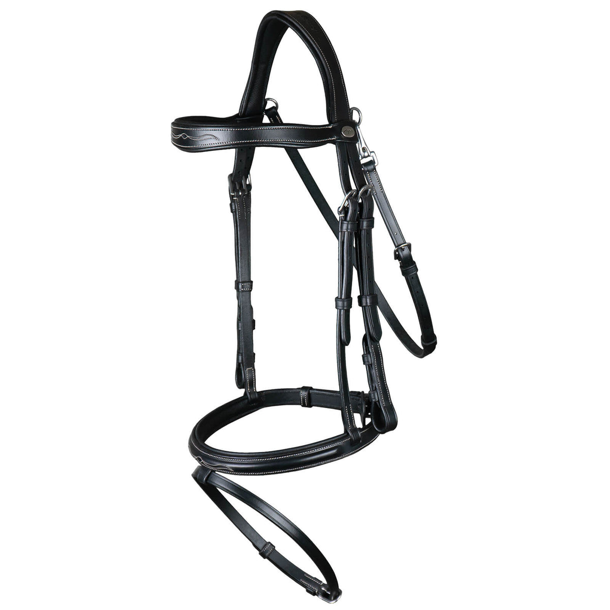 Trense mit kombiniertem Reithalfter und Karabiner Working Collection Trensenzaum