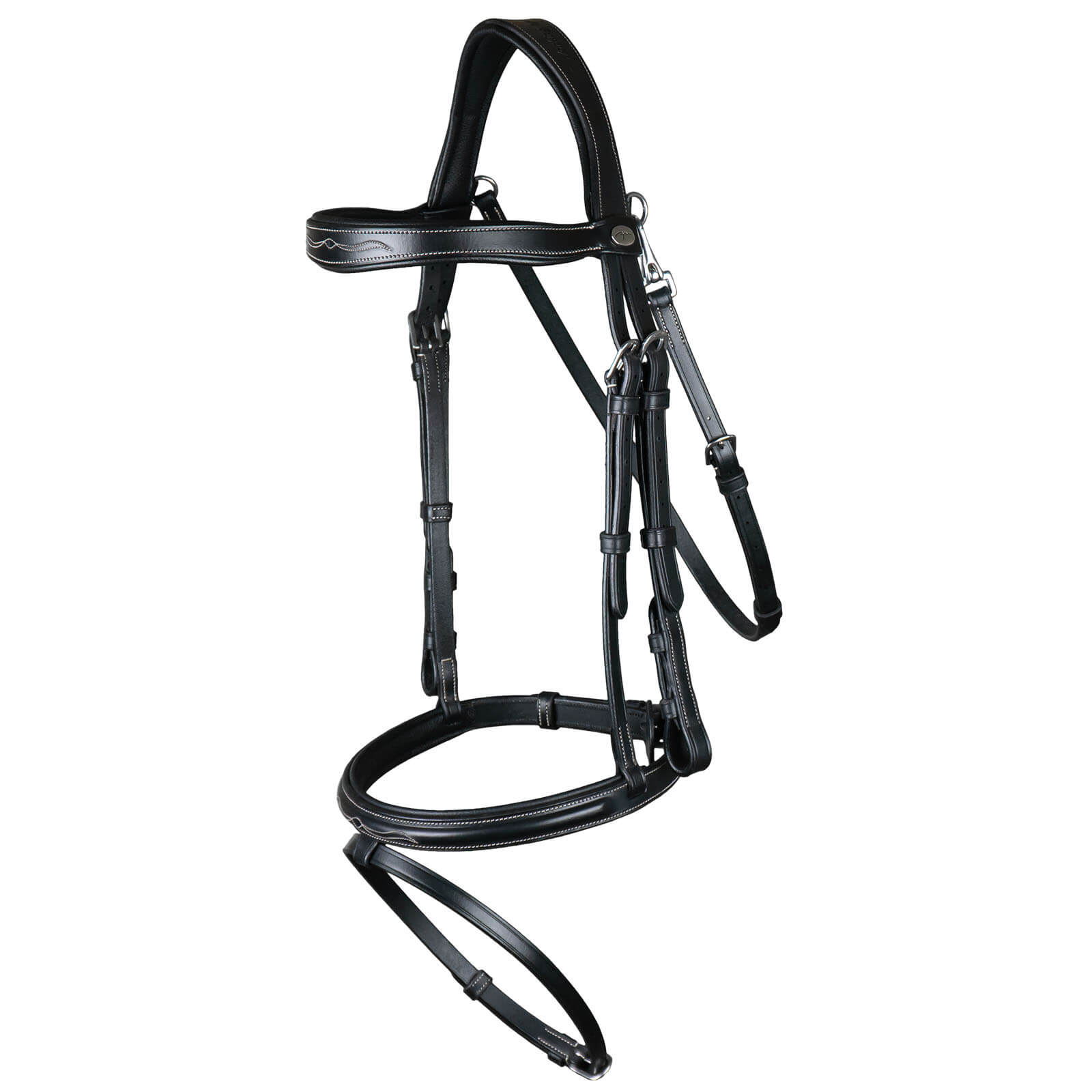 Trense mit kombiniertem Reithalfter und Karabiner Working Collection Trensenzaum