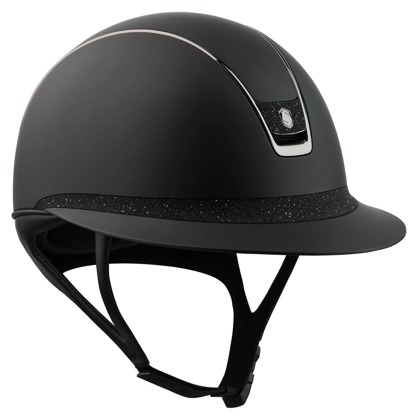 Reithelm Miss Shield Shadowmatt 2.0 Black Crystal Fabric Black
