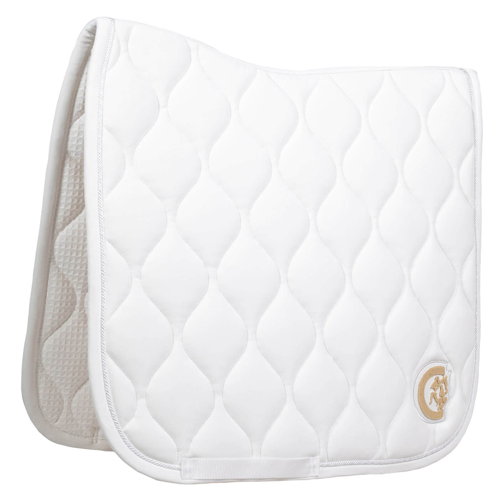 Schabracke Dressage Wave 3D Logo Dressurschabracke