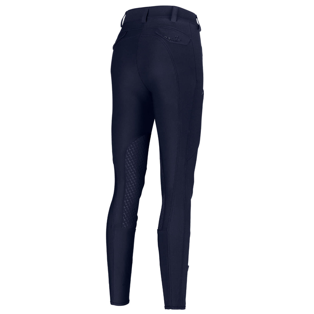 Pikeur Reithose Damen Laure GR Classic Kniebesatz Damenreithose, Dunkelblau, Produkt allein auf weißem Hintergrund.