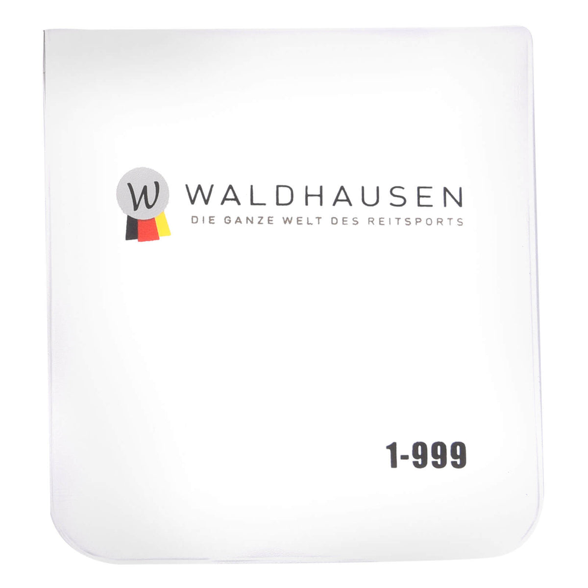 Waldhausen Kopfnummern Set Oval, Weiß, Produkt allein mit Startnummer 1-999.