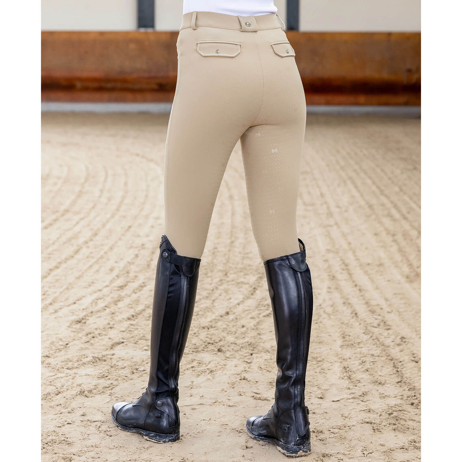 Reithose Damen Winter Geo Breeches Full Grip