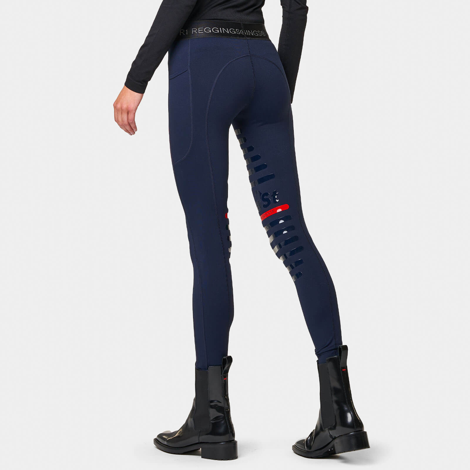Reitleggings Damen Reggings R1 Damenreitleggings