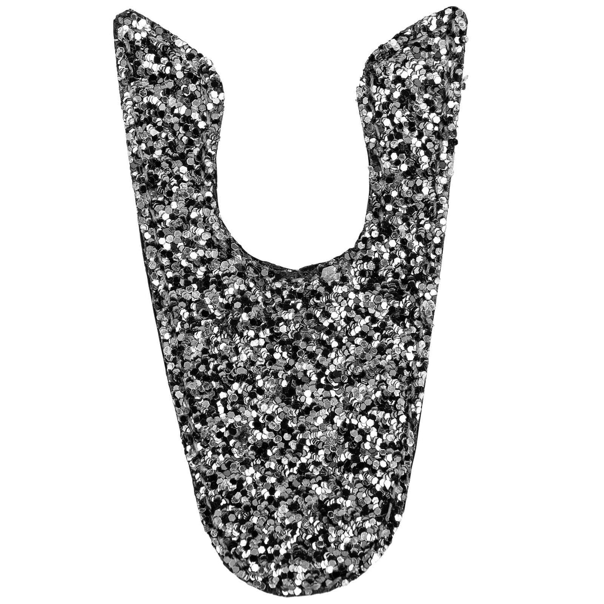 Patches Nova Kids Fun, Black Silver Glitter, Produkt allein auf weißem Hintergrund.