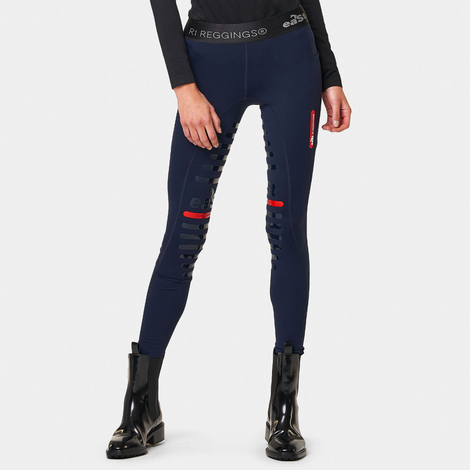 Reitleggings Damen Reggings R1 Damenreitleggings