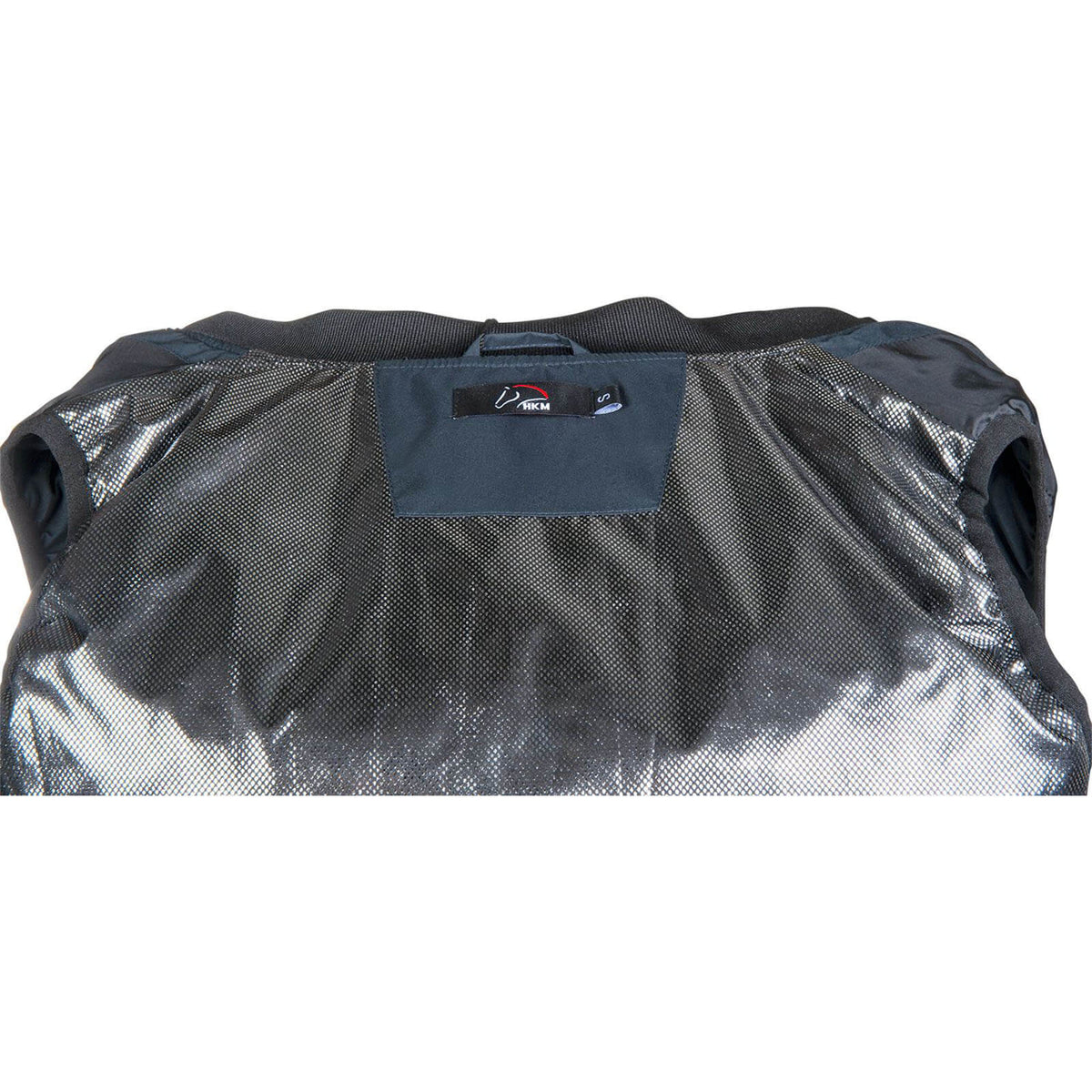 HKM Heizweste Comfort Temperature-Style, Schwarz, Produkt allein auf weißem Hintergrund.