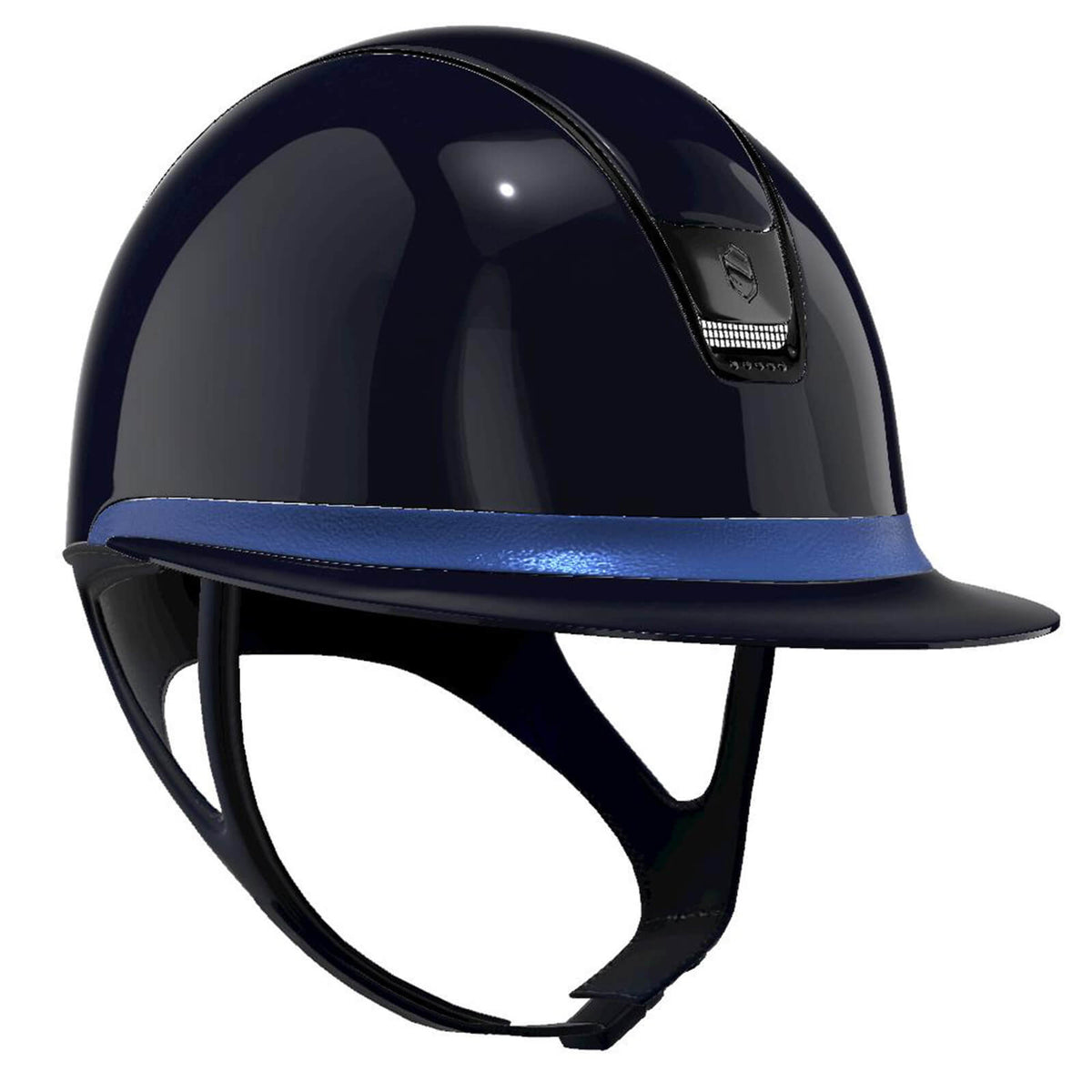 Reithelm Miss Shield 2.0 Blue SG Top SG Frontal Band Leder Trim Chrome 5 SW Blason Chrome Black