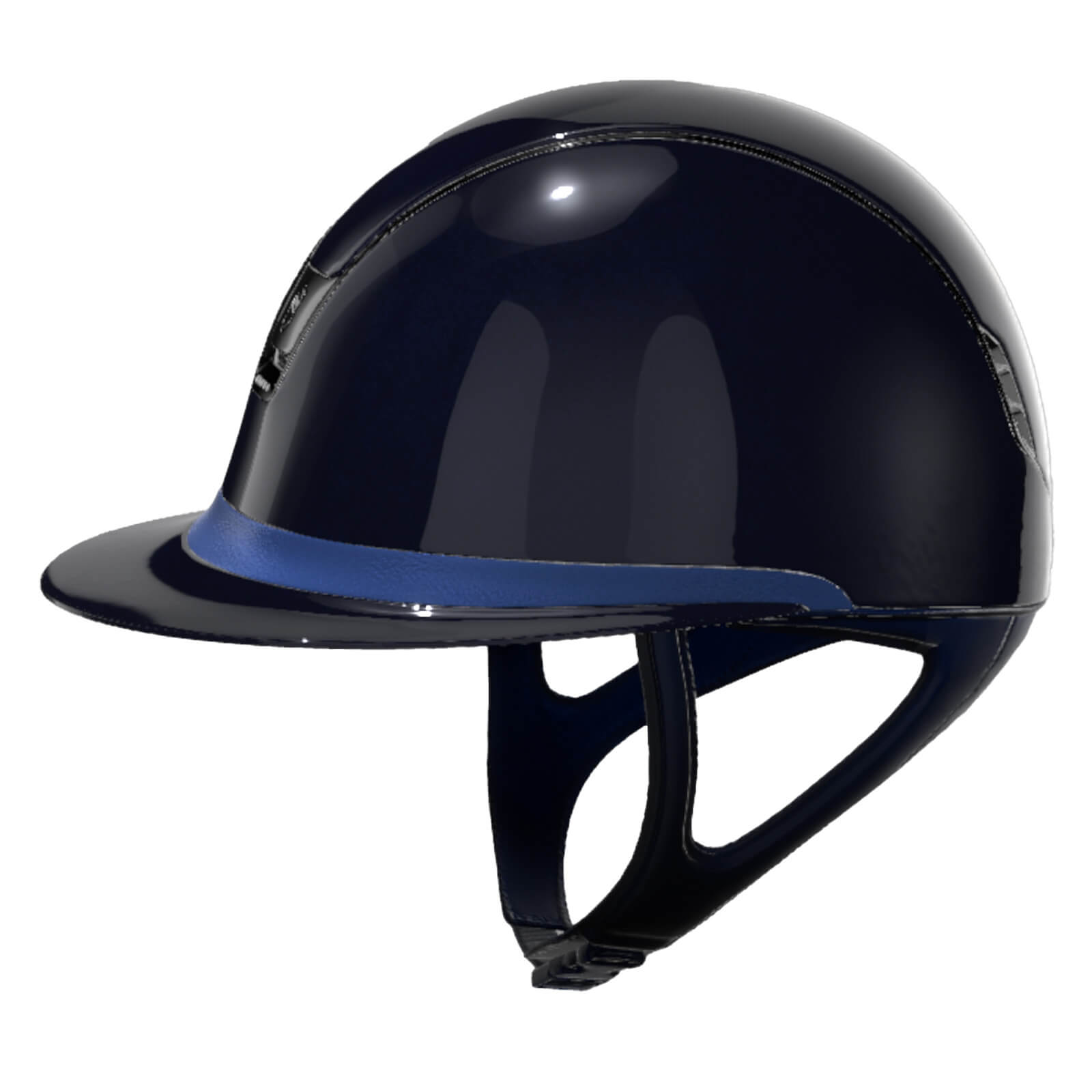 Reithelm Miss Shield 2.0 Blue SG Top SG Frontal Band Leder Trim Chrome 5 SW Blason Chrome Black