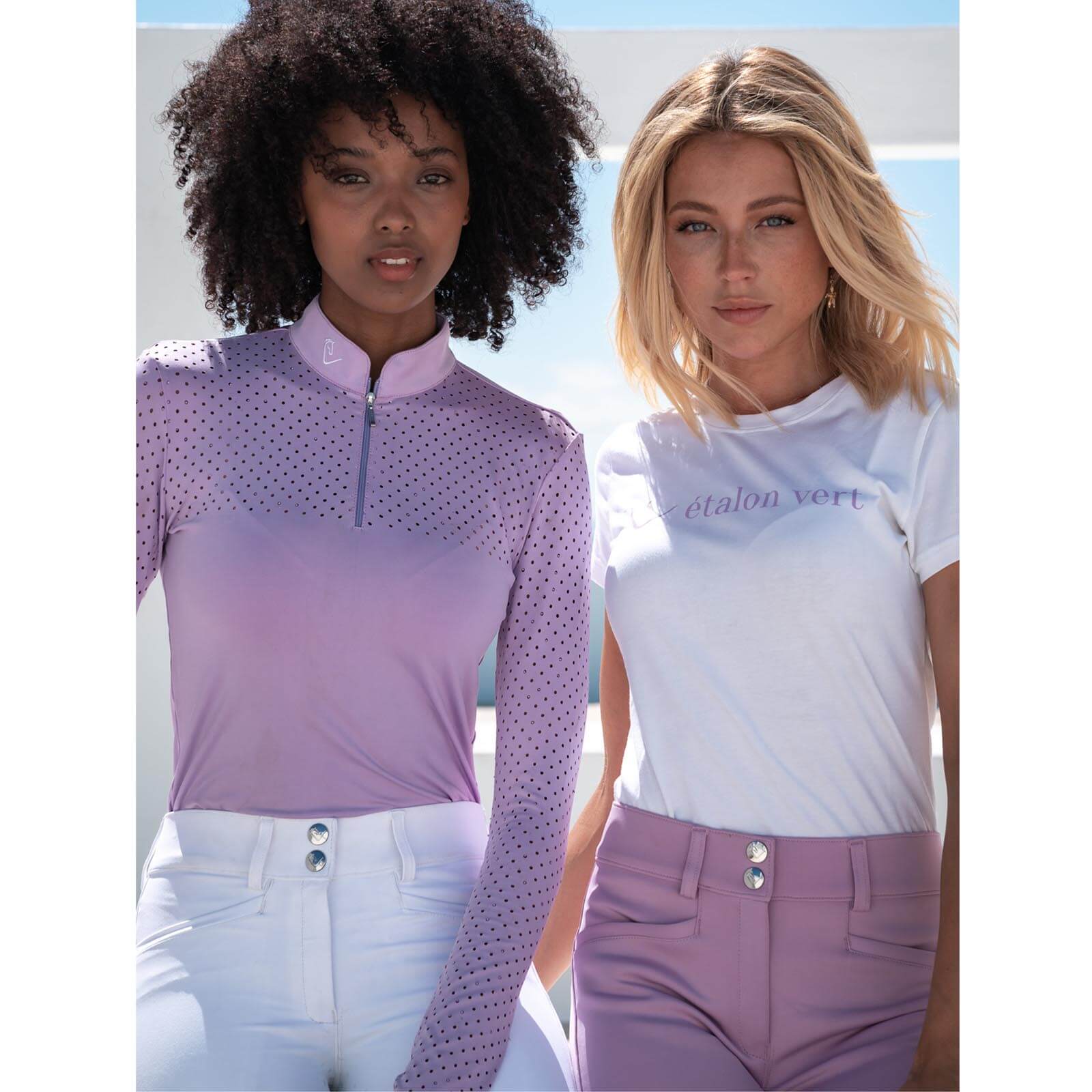 Reithose Damen Full-Grip Hochbund Belissimo