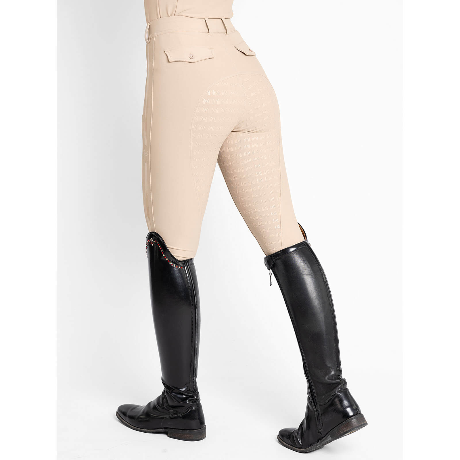 Reithose Damen Reflection Full Grip Breeches Vollbesatz Damenreithose