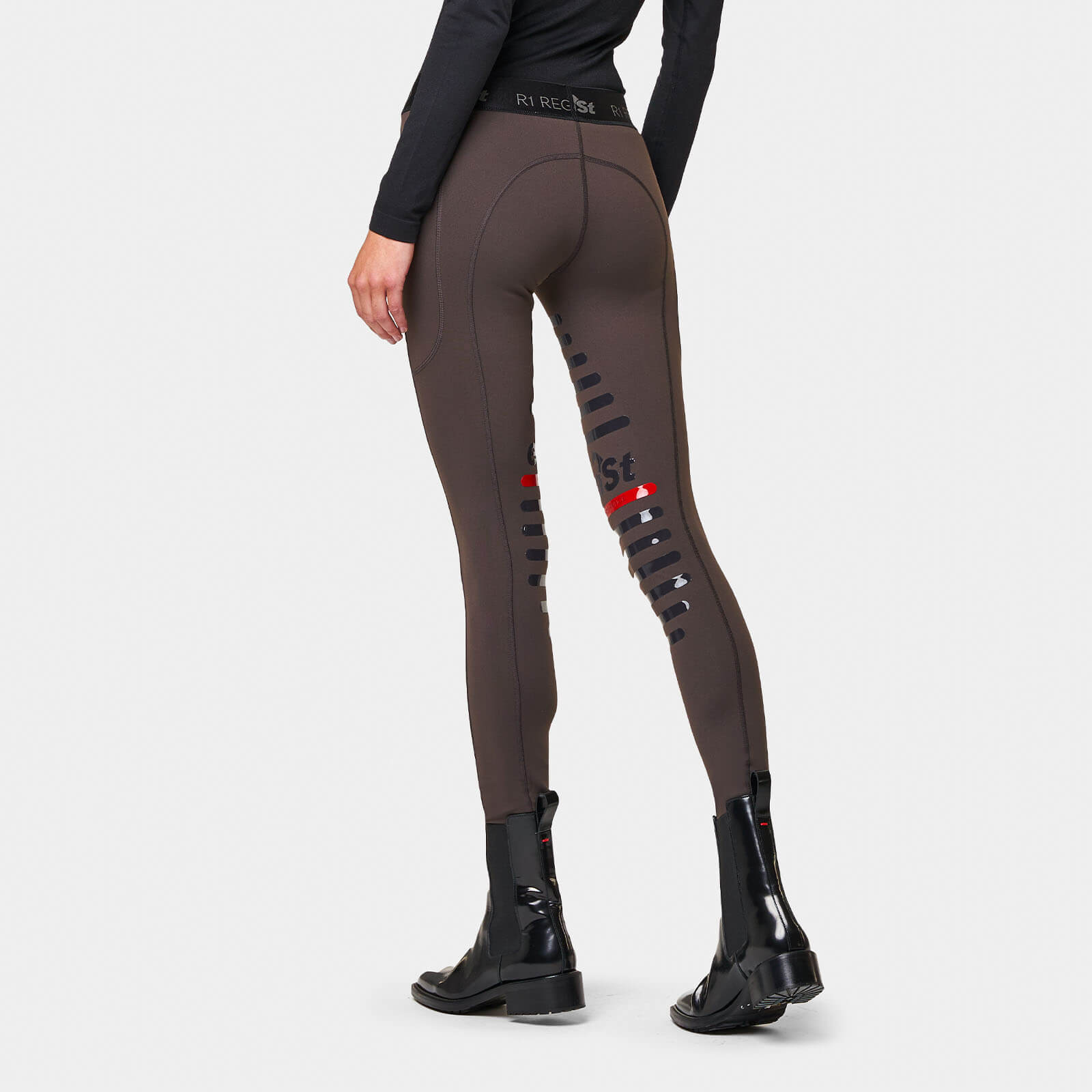 Reitleggings Damen Reggings R1 Damenreitleggings