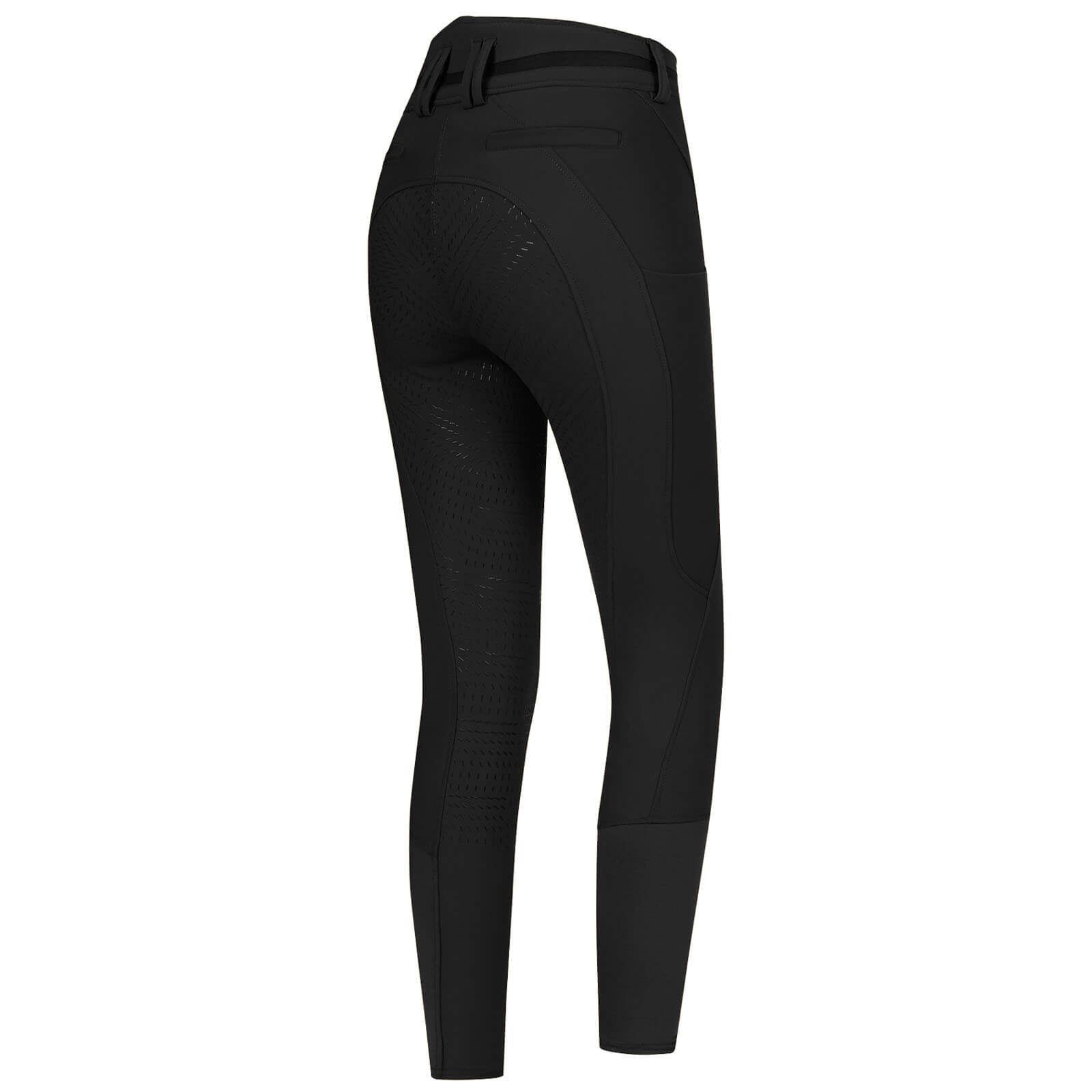 Reithose Damen Full-Grip Maja Glam Curved High Waist Damenreithose Vollbesatz