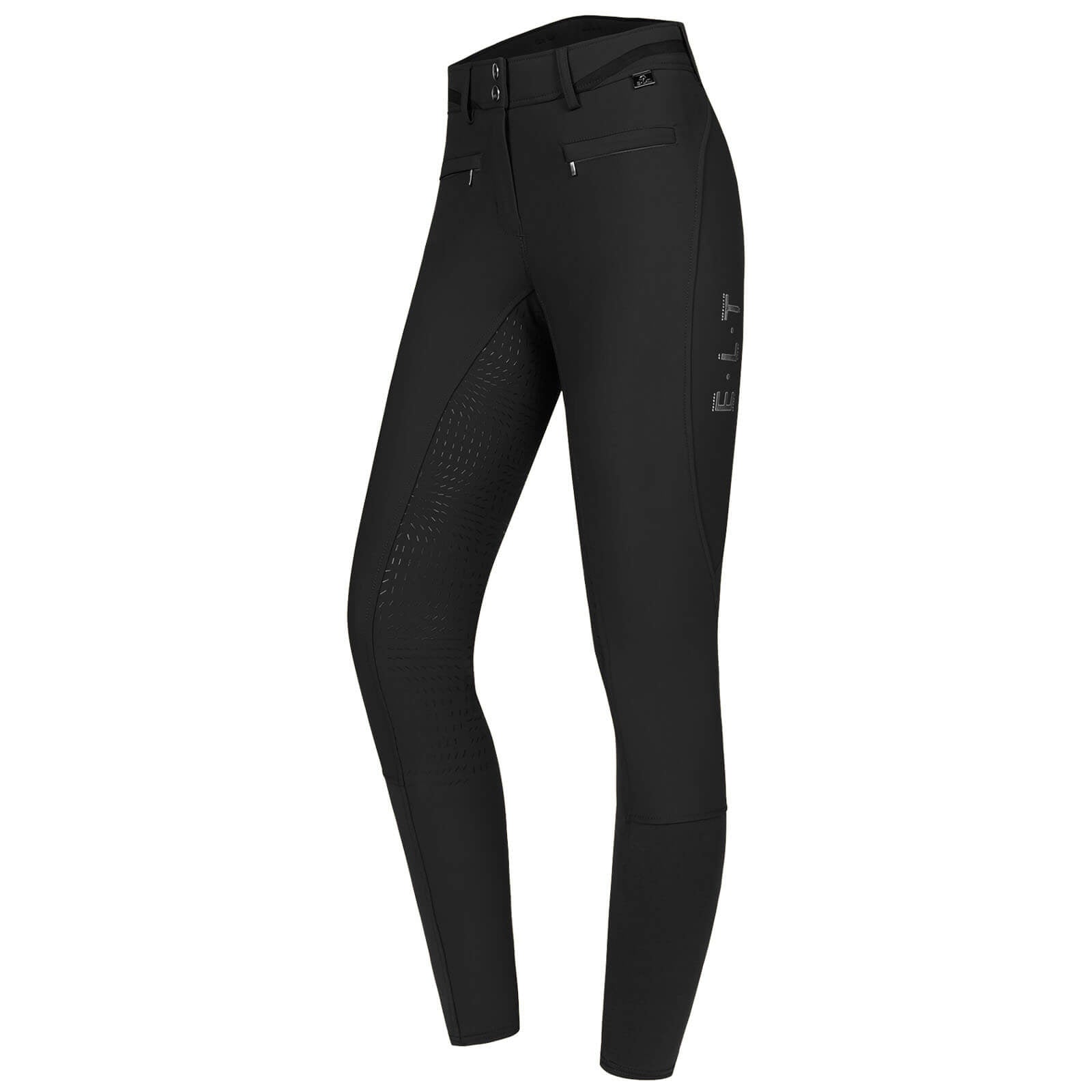 Reithose Damen Full-Grip Maja Glam Curved High Waist Damenreithose Vollbesatz