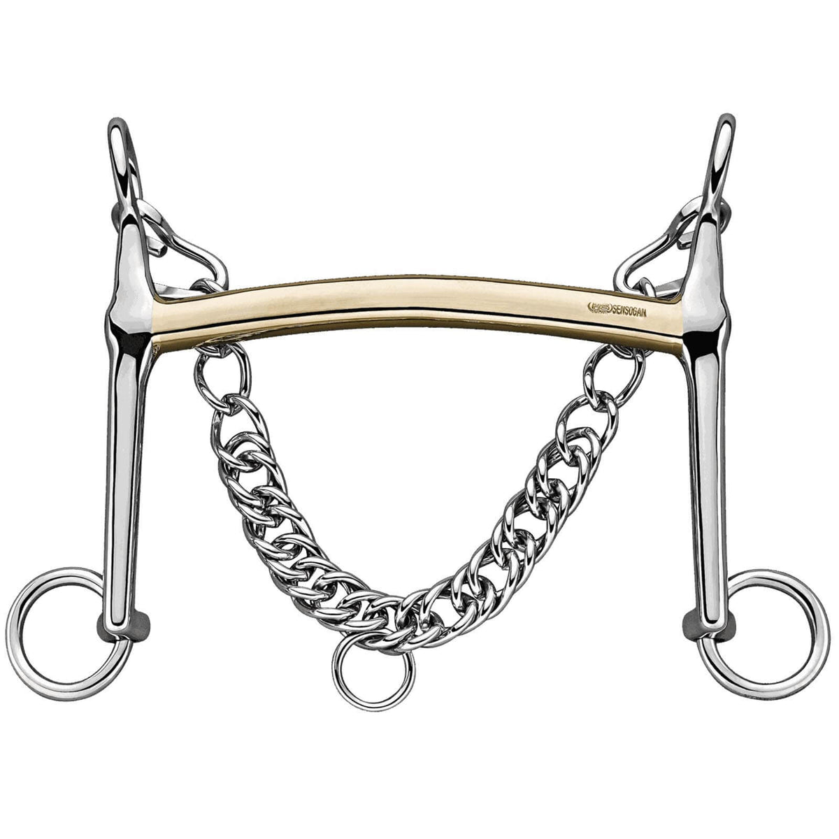 Dressurkandare Lang Französisch 14 mm SENSOGAN® Reitkandare