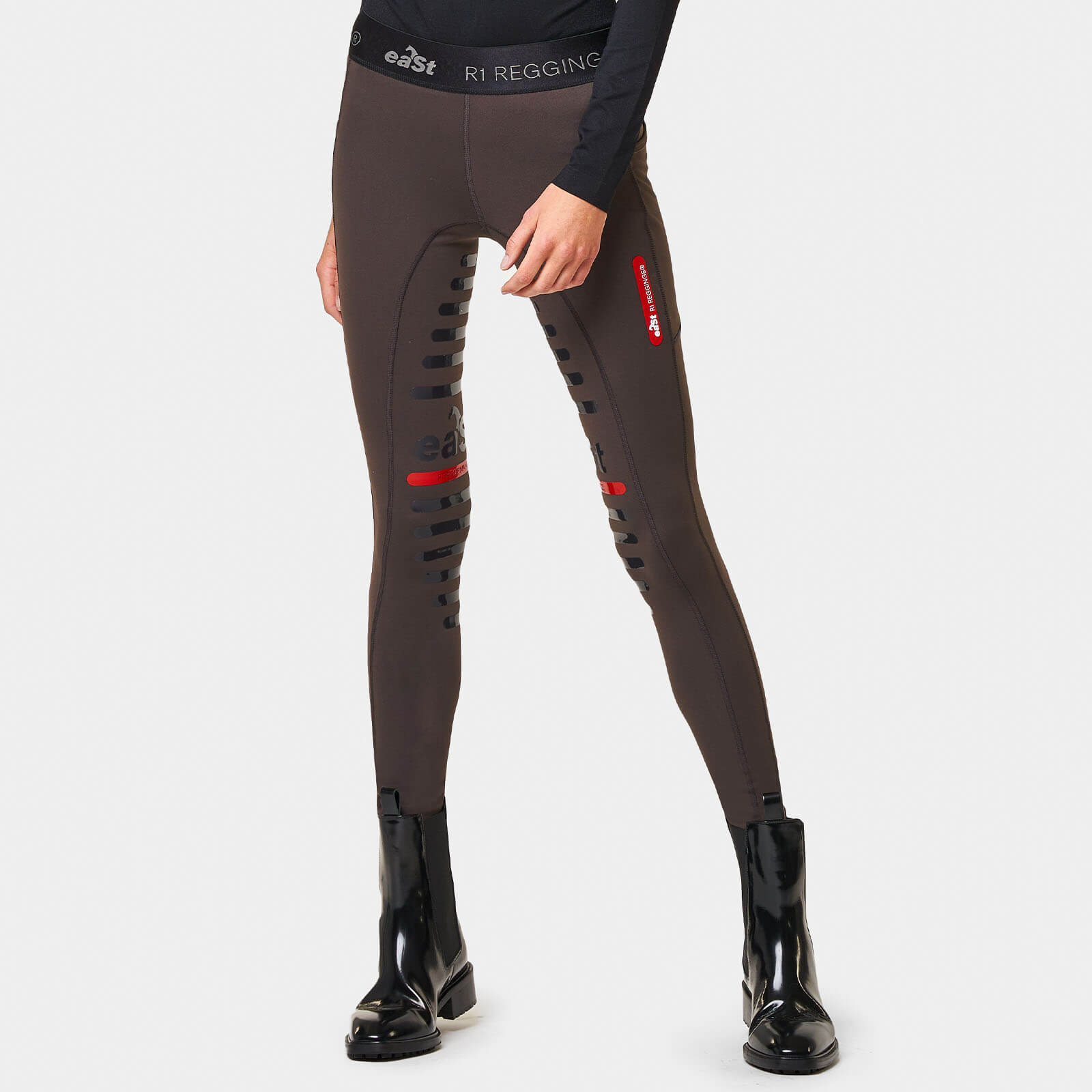 Reitleggings Damen Reggings R1 Damenreitleggings