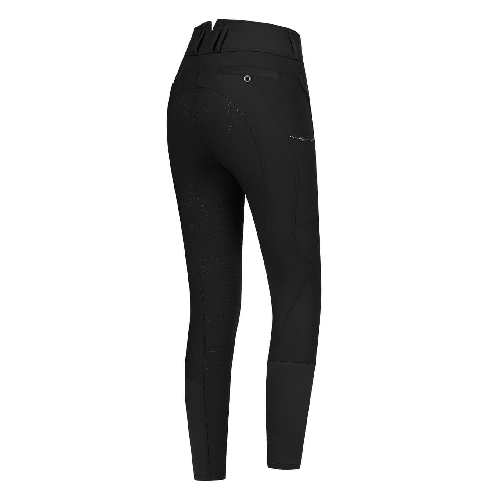 Reithose Damen Full-Grip Mathilda Glam High Waist Damenreithose Vollbesatz