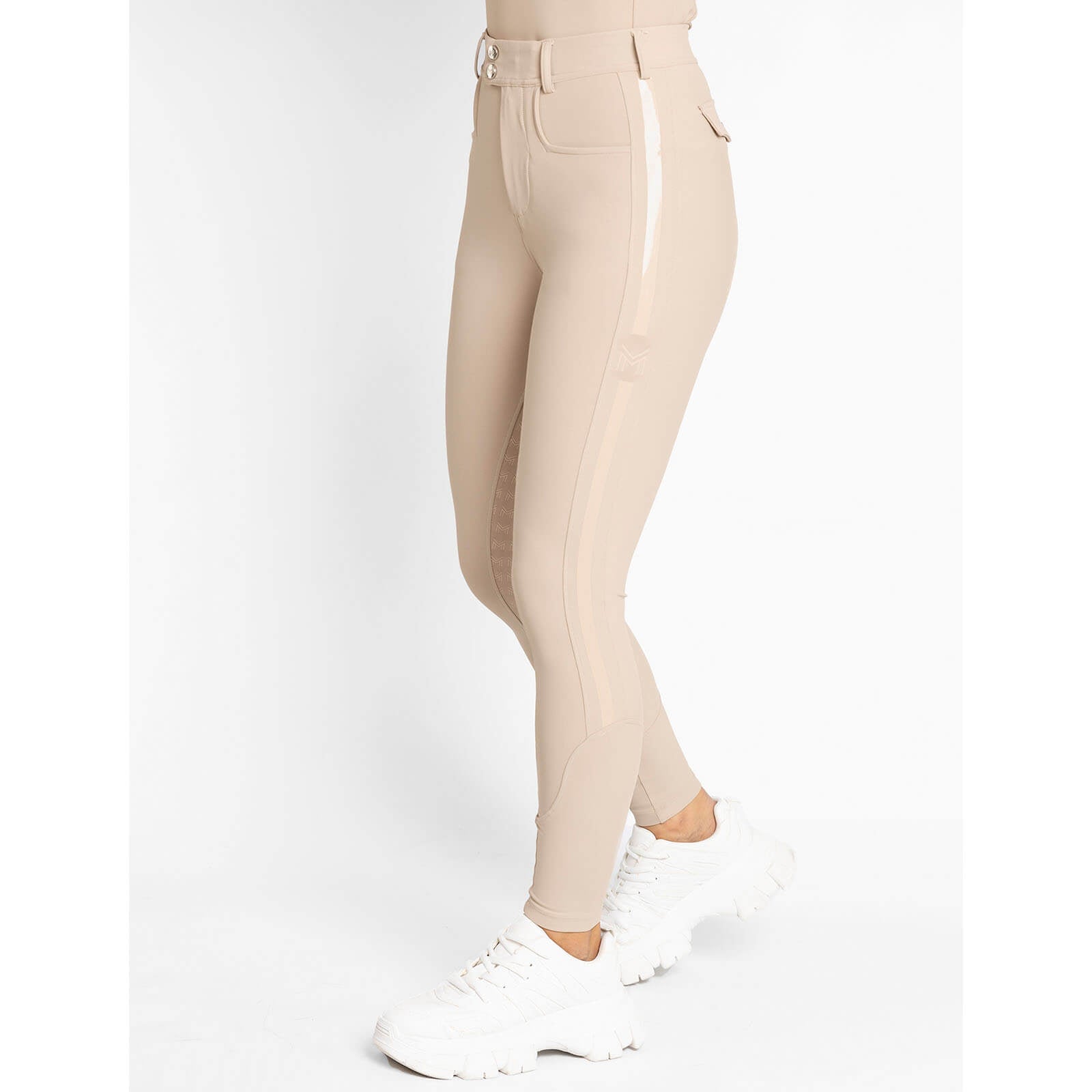 Reithose Damen Reflection Full Grip Breeches Vollbesatz Damenreithose