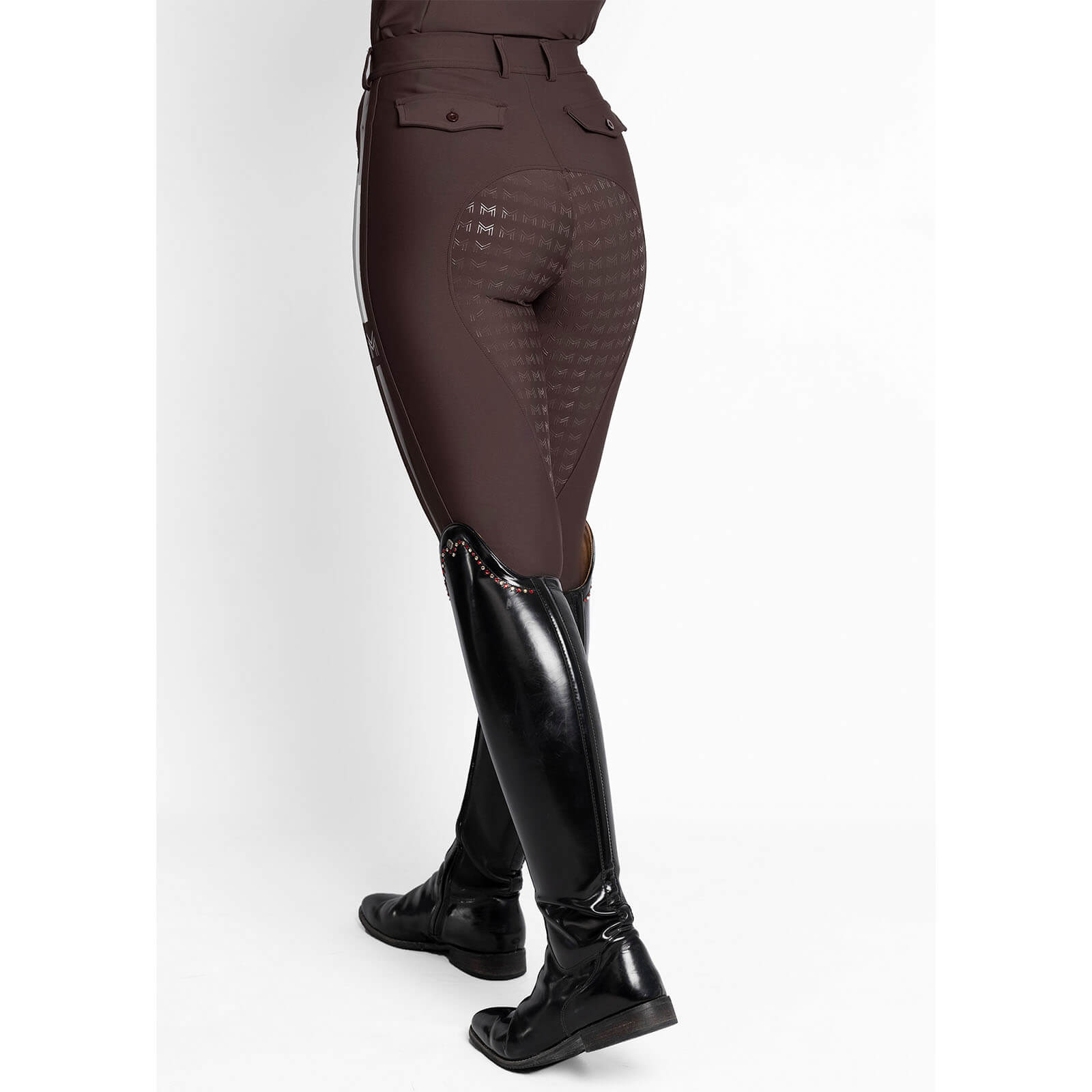 Reithose Damen Reflection Full Grip Breeches Vollbesatz Damenreithose