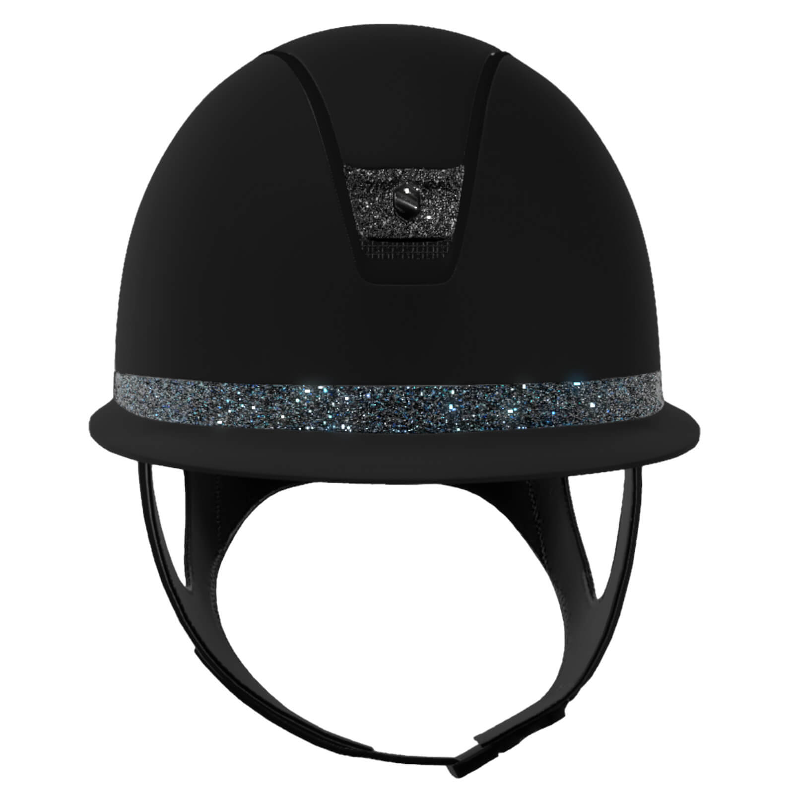 Reithelm Miss Shield 2.0 Black SM Top SM Frontal Band Crystal Fabric Trim Matt Black Blason Crystal