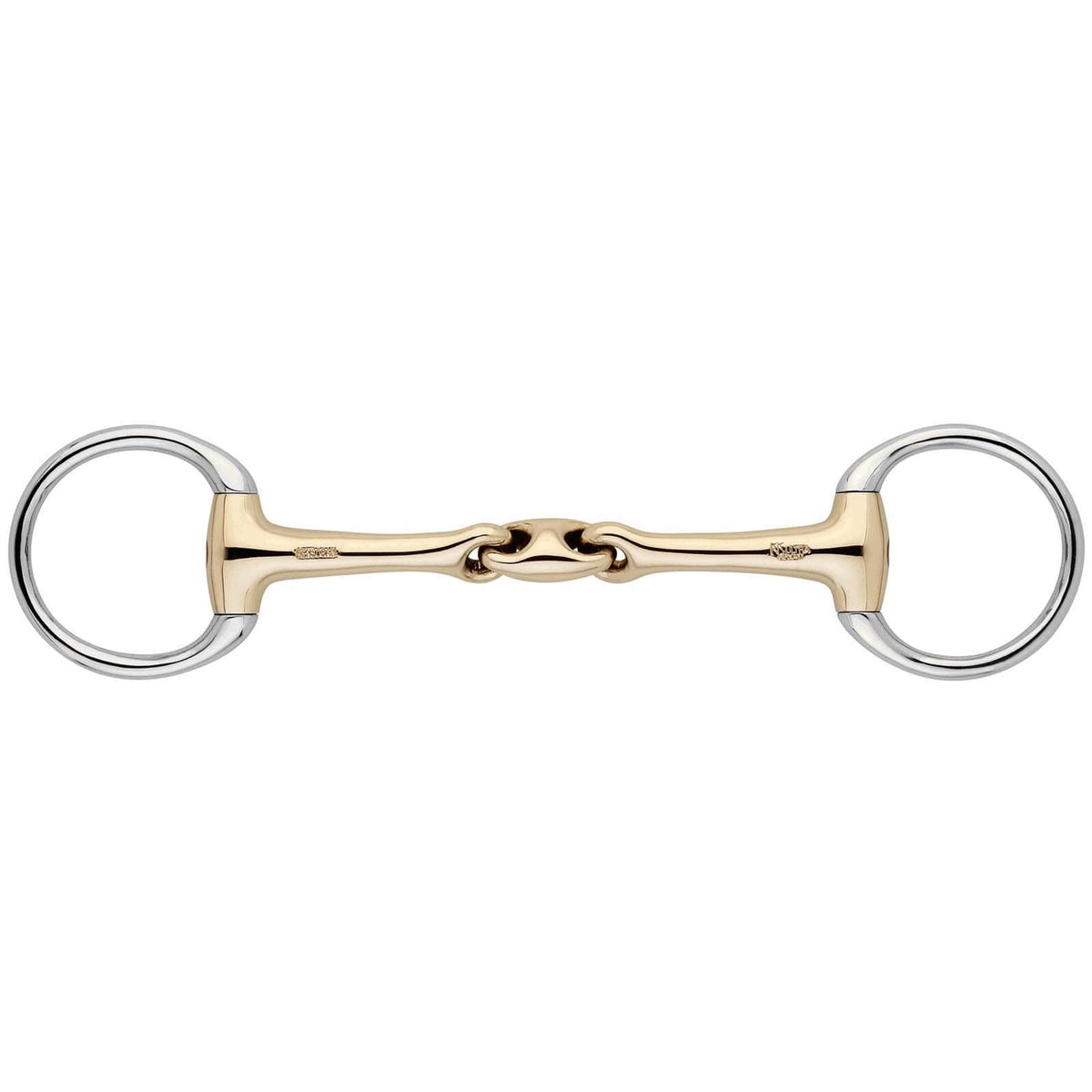 Unterlegtrense Olivenkopf Doppelt Gebrochen KK Ultra 14 mm SENSOGAN® Gebiss