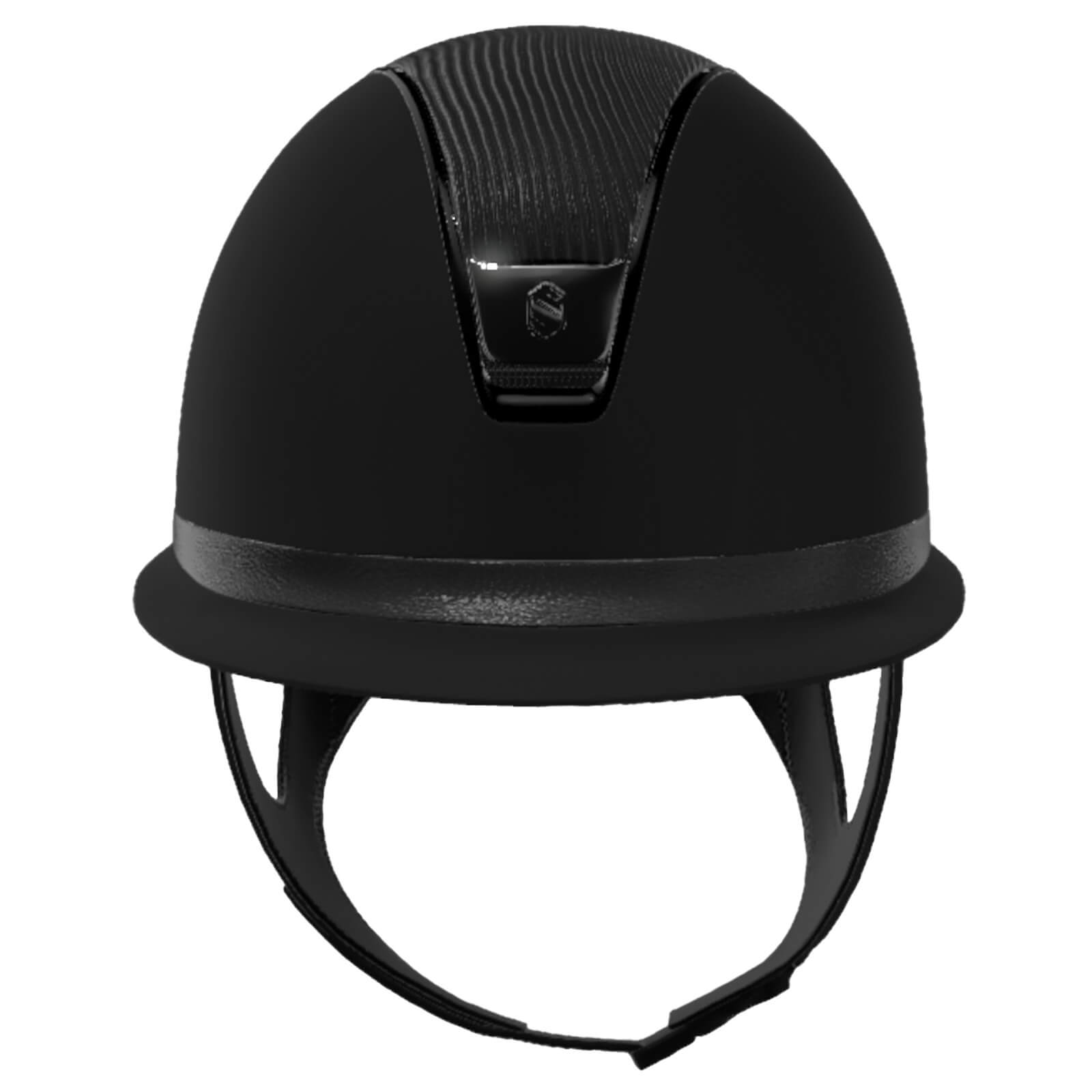 Reithelm Miss Shield 2.0 Black SM Top Leder Frontal Band Leder Trim Chrome Blason Chrome