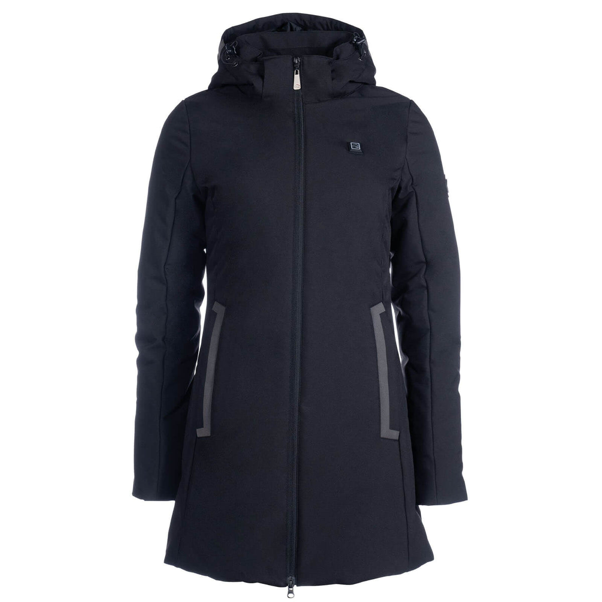 HKM Heizmantel Elegant-Style, Schwarz, Produkt allein auf weißem Hintergrund.