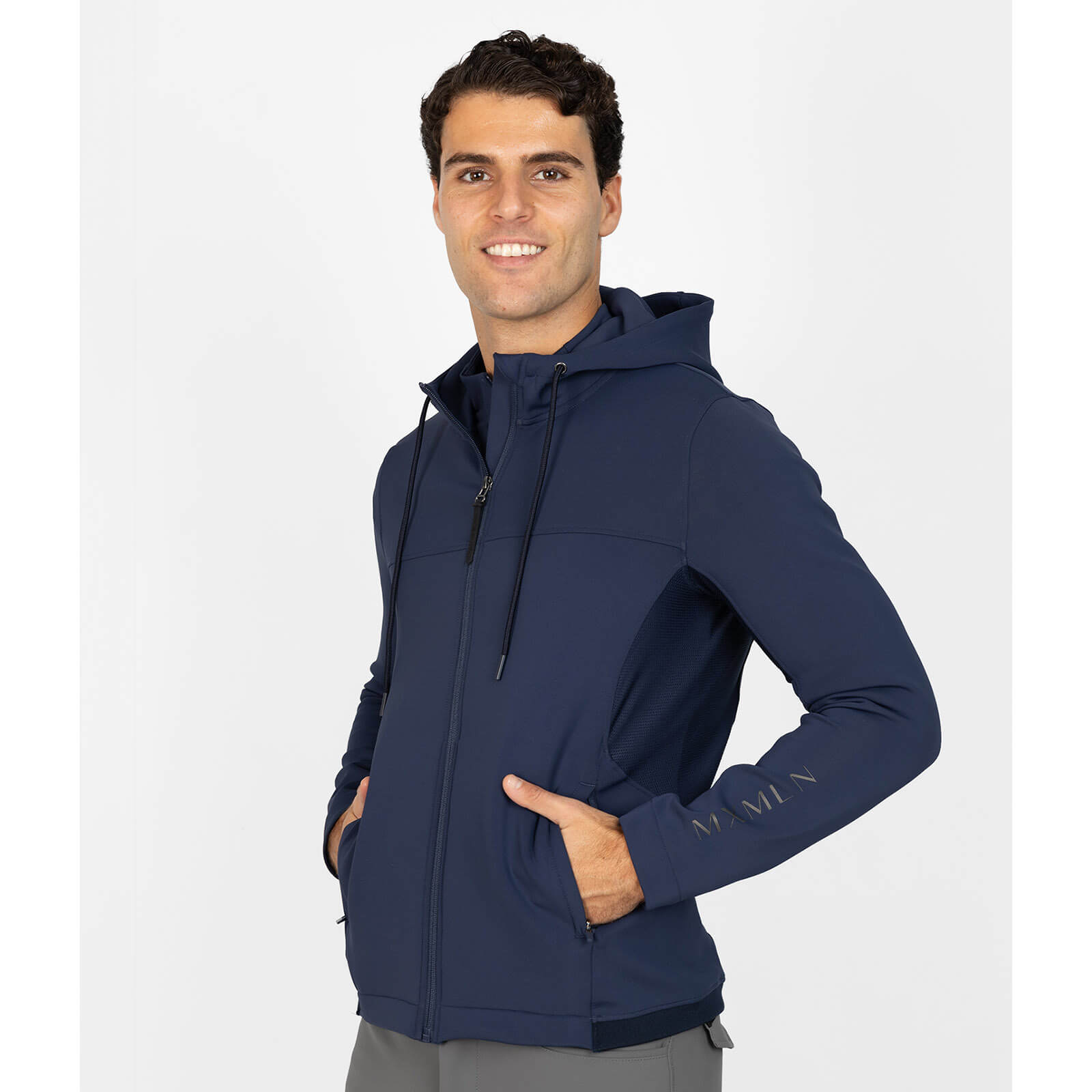 Sweatjacke Herren Club Zip-Hoodie