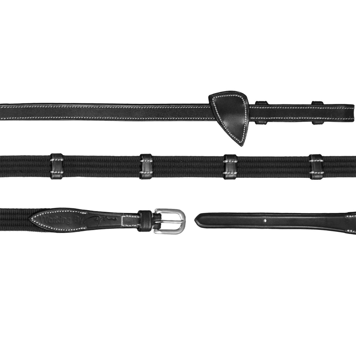 Zügel 5/8 Gurtzügel mit 9 Lederstegen Working Collection