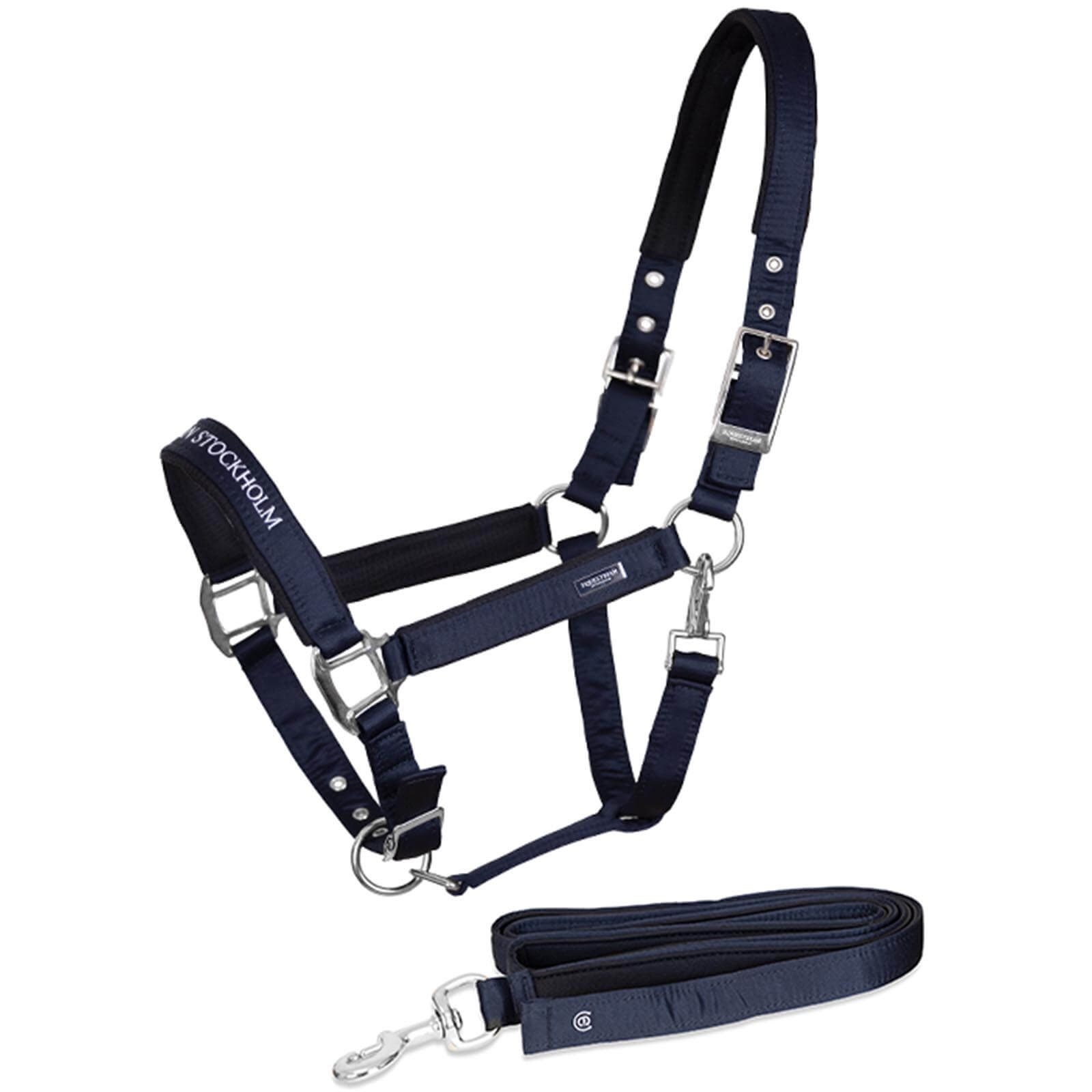 Halfter mit Strick Modern Tech Navy Nylonhalfter