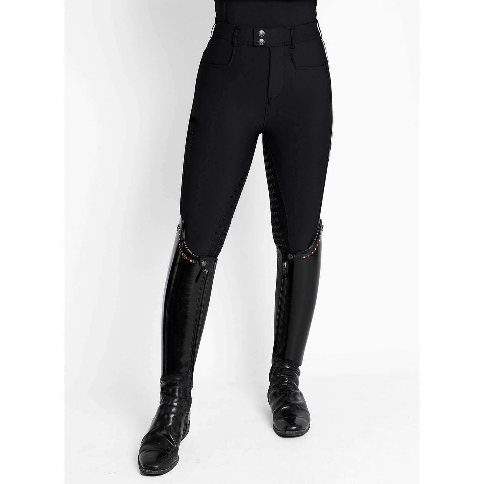 Reithose Damen Reflection Full Grip Breeches Vollbesatz Damenreithose