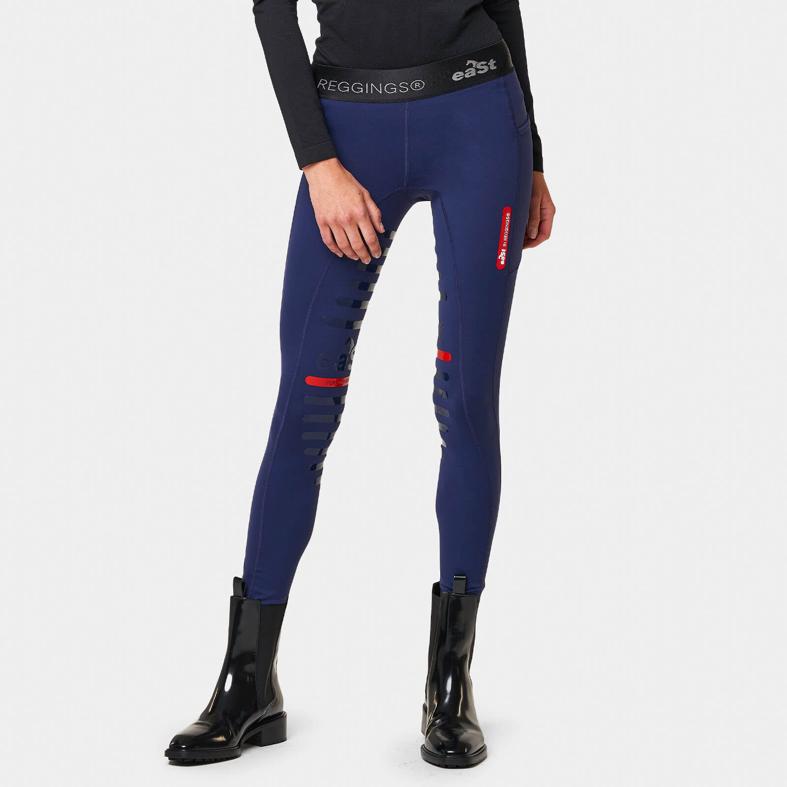 Reitleggings Damen Reggings R1 Damenreitleggings