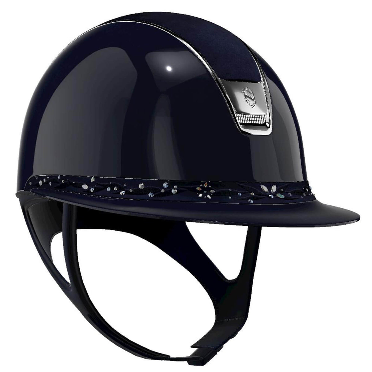 Reithelm Miss Shield Shadowglossy 2.0 Blue SG Top SG Frontal Band Flower Swaro Trim Chrome Blason Ch