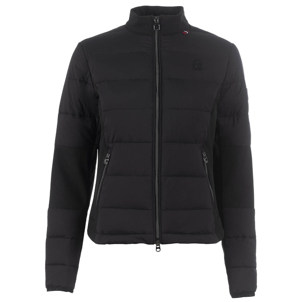 Hybridjacke Damen Cavalhybrid Jacke, Black, Produkt allein auf weißem Hintergrund.