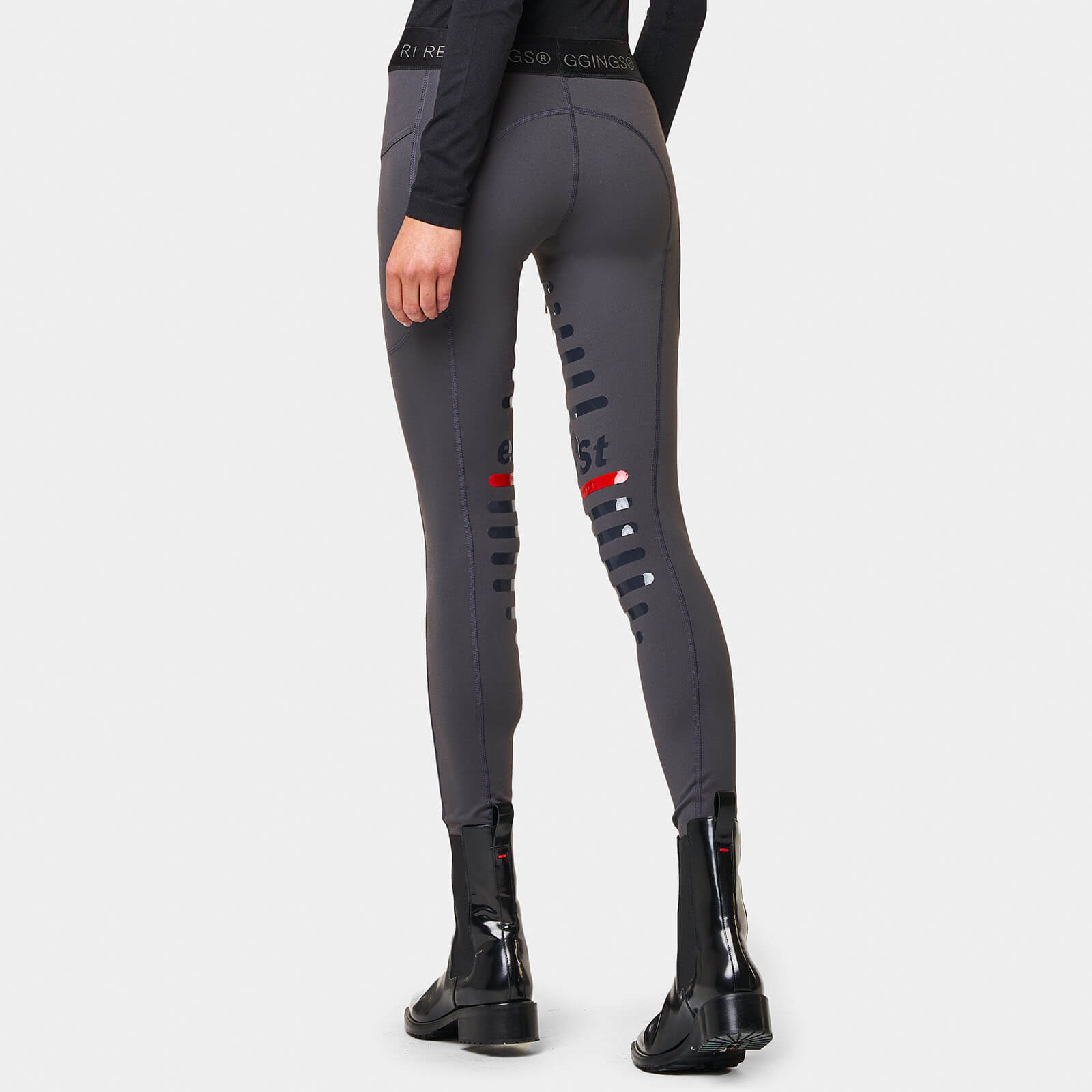 Reitleggings Damen Reggings R1 Damenreitleggings