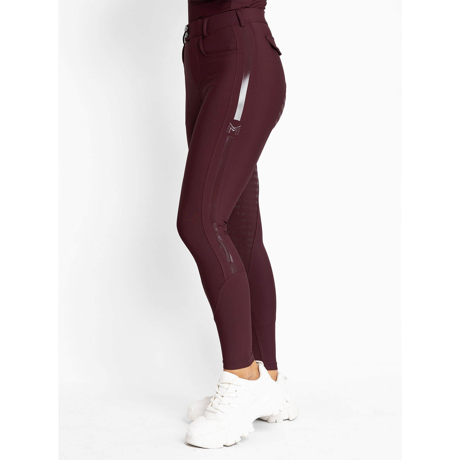 Reithose Damen Reflection Full Grip Breeches Vollbesatz Damenreithose