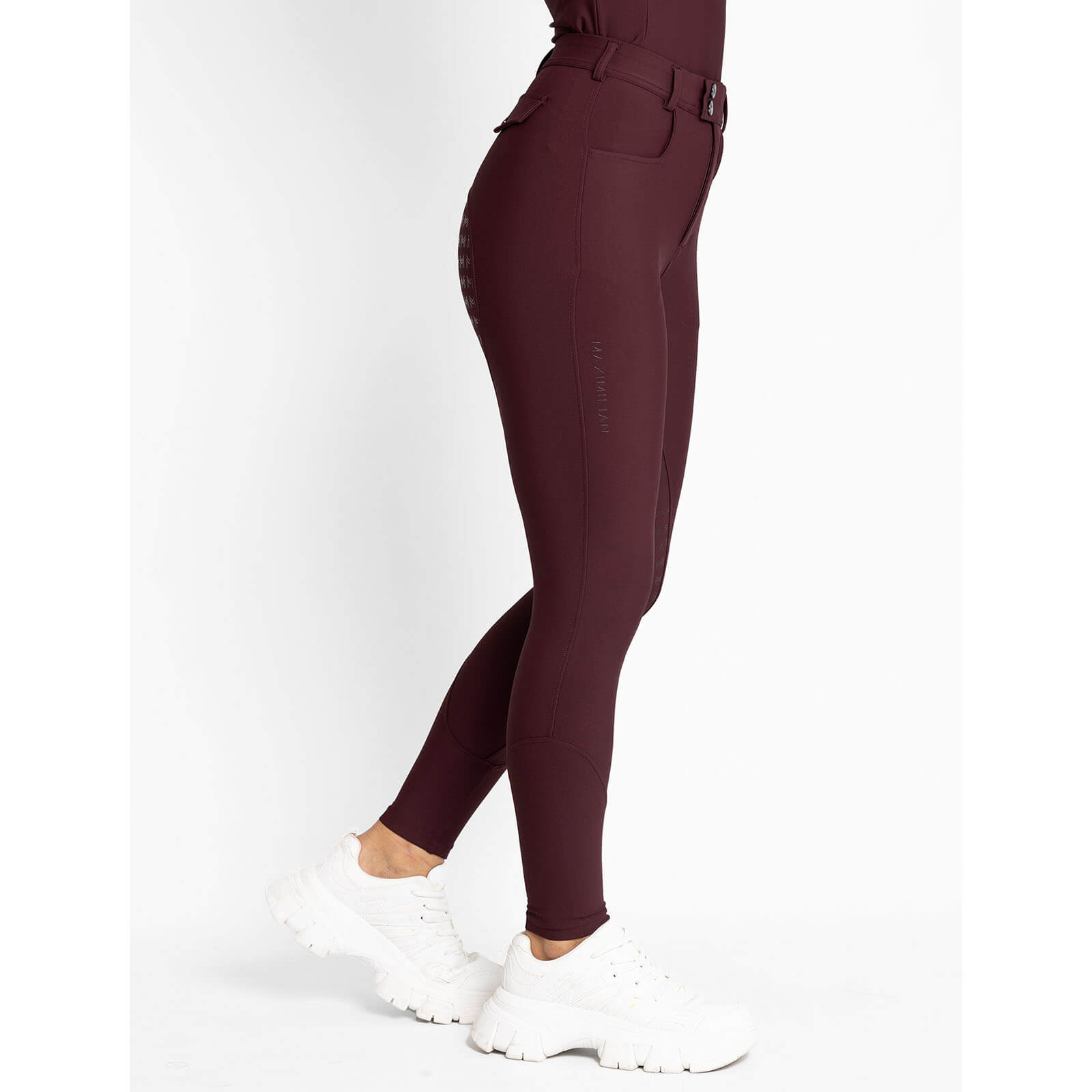 Reithose Damen Reflection Full Grip Breeches Vollbesatz Damenreithose