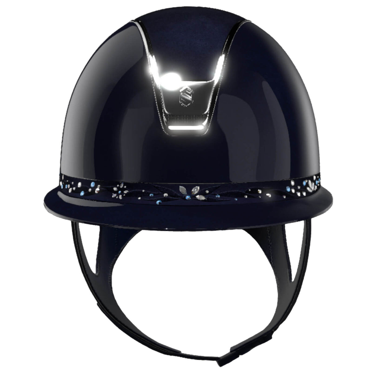 Reithelm Miss Shield Shadowglossy 2.0 Blue SG Top SG Frontal Band Flower Swaro Trim Chrome Blason Ch